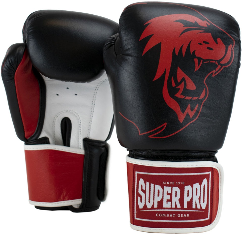 Super Pro Boxhandschuhe »Warrior« in rot, Größe 16 16