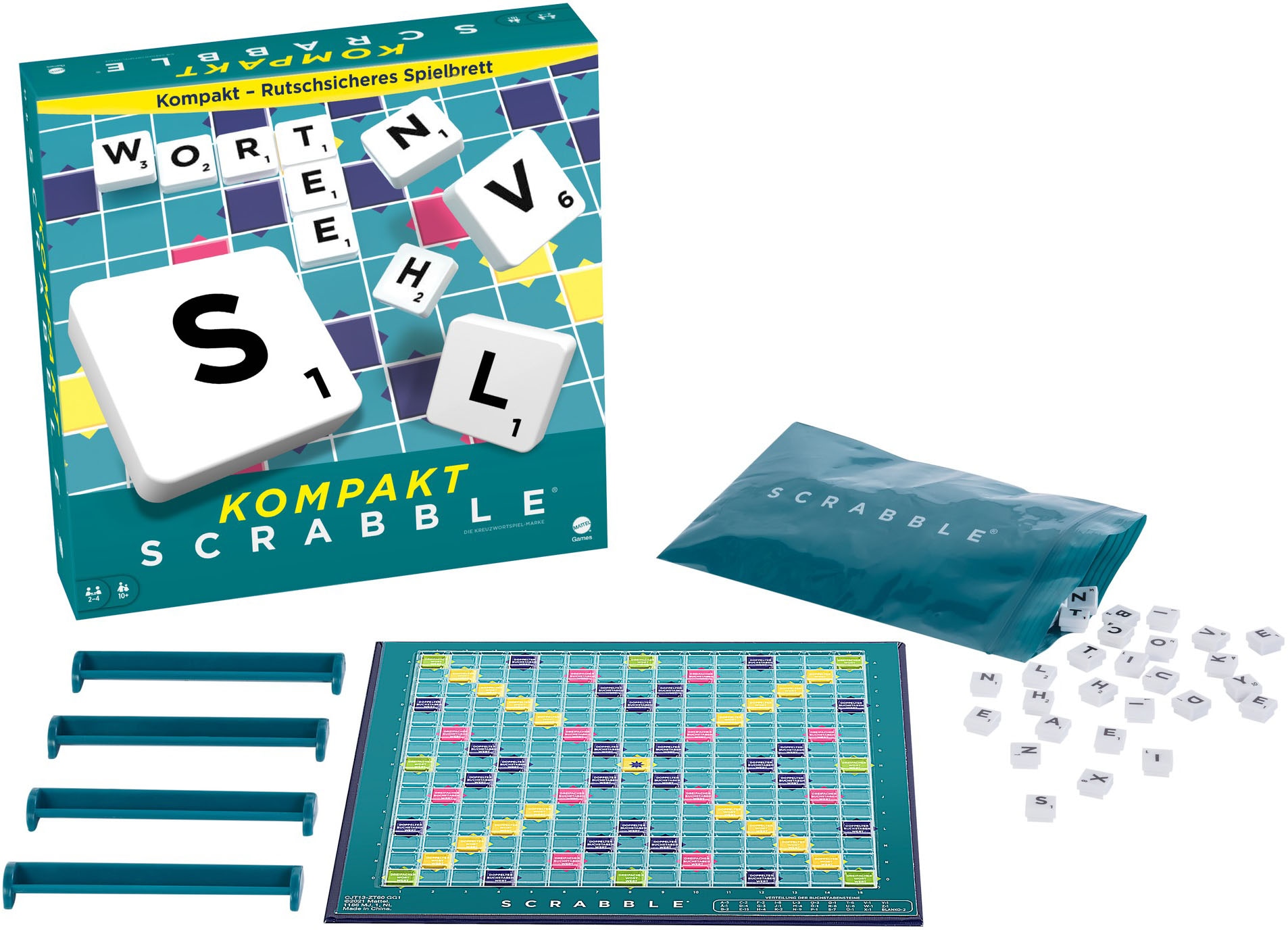 Mattel games Spiel »Scrabble Kompakt«