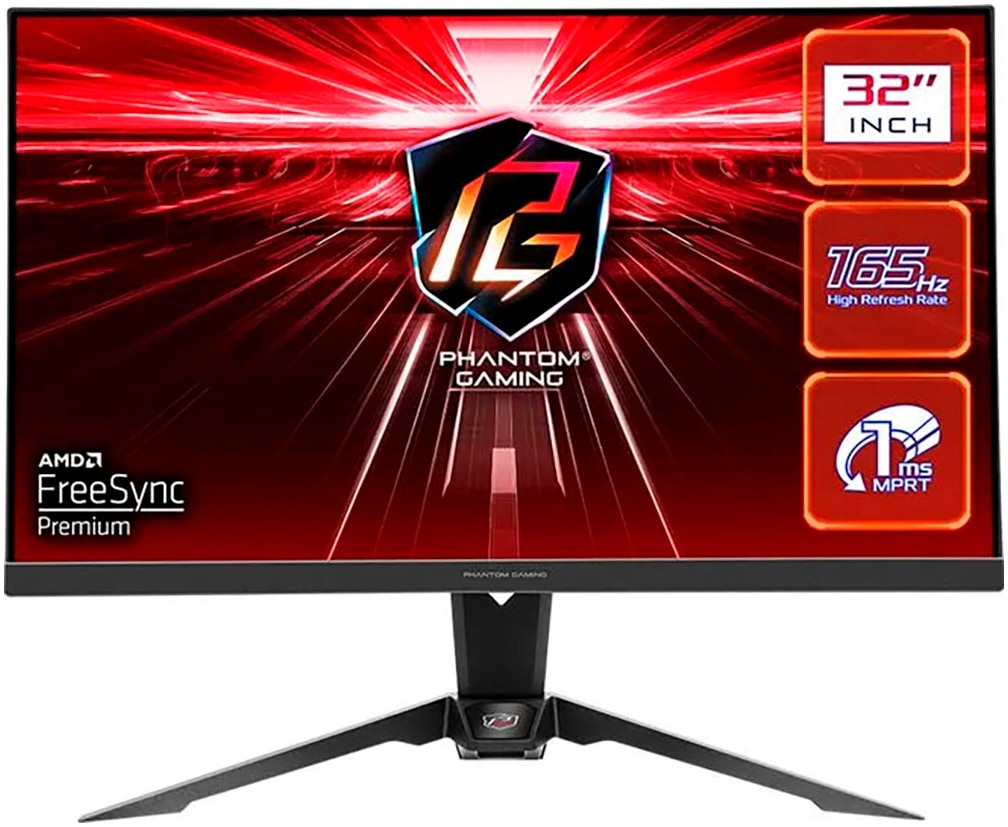 Asrock Gaming-LED-Monitor »PG32QF2B« 81 cm/32 ′′ 2560 x 1440 px QHD 1 Reaktionszeit 165 Hz, Größe 0