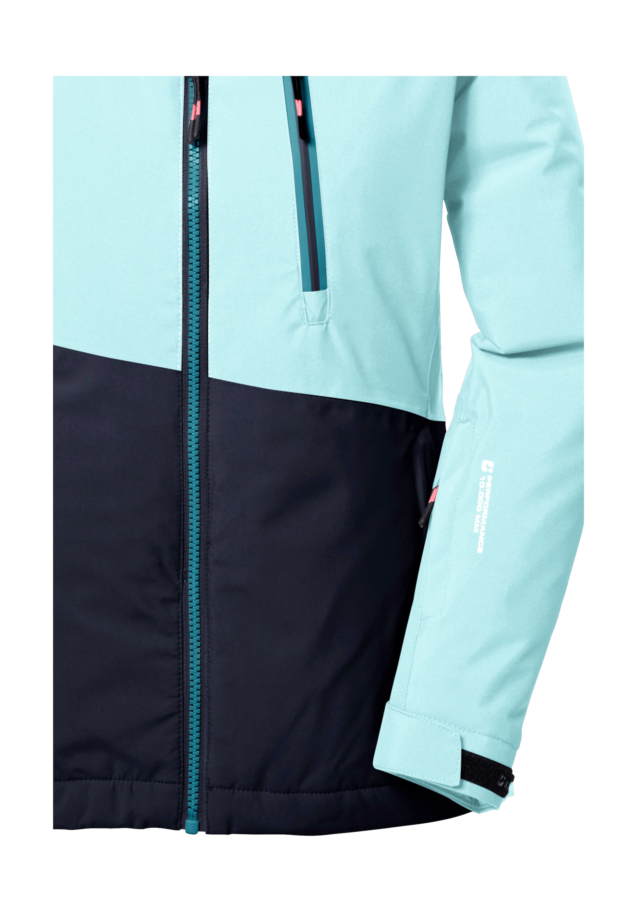 Killtec Skijacke »KSW 331 GRLS SKI JCKT«, Mädchenjacke: wasserdicht, atmungsaktiv, Fleece-Innenseite, Skipasstasche