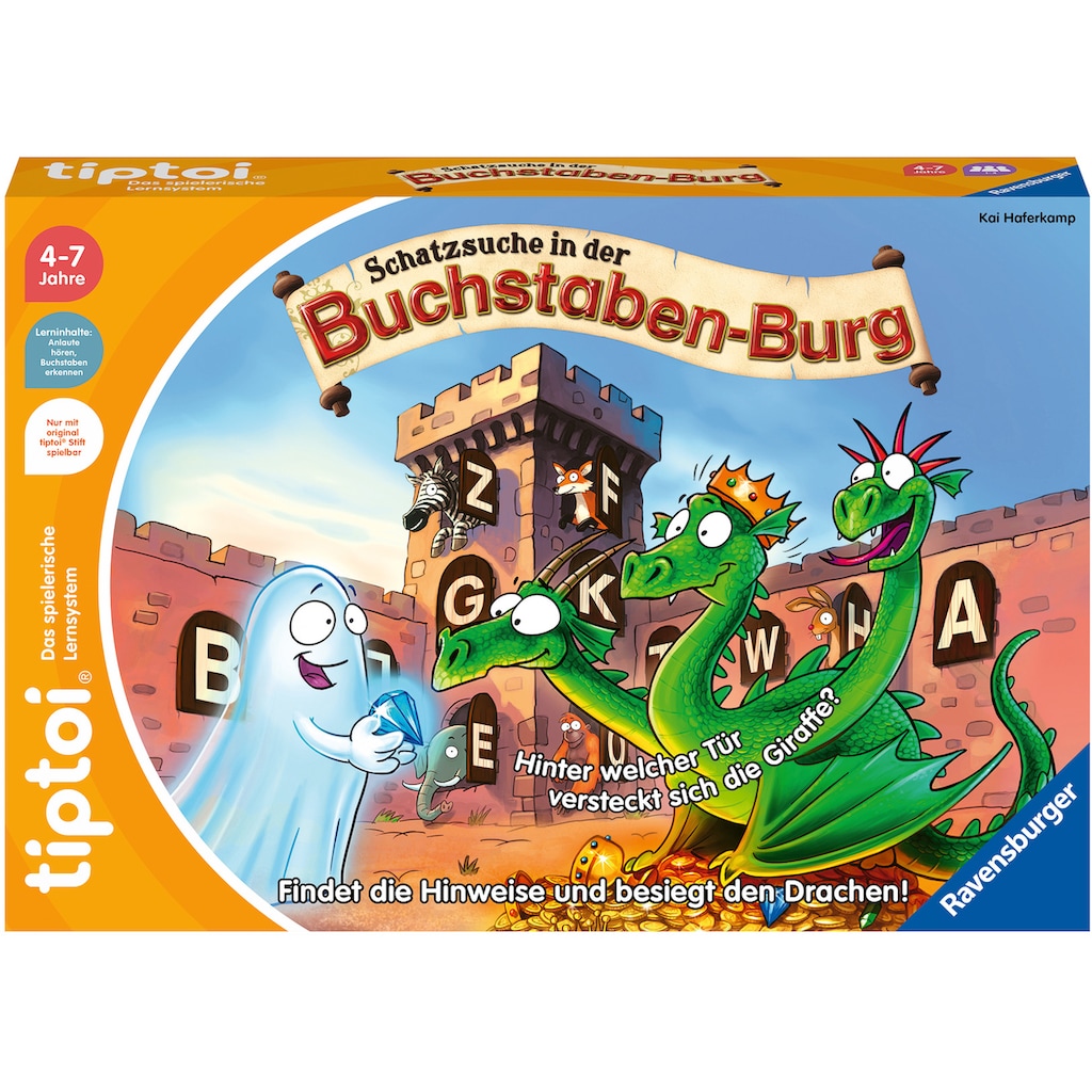Ravensburger Spiel »tiptoi® Schatzsuche in der Buchstaben-Burg«