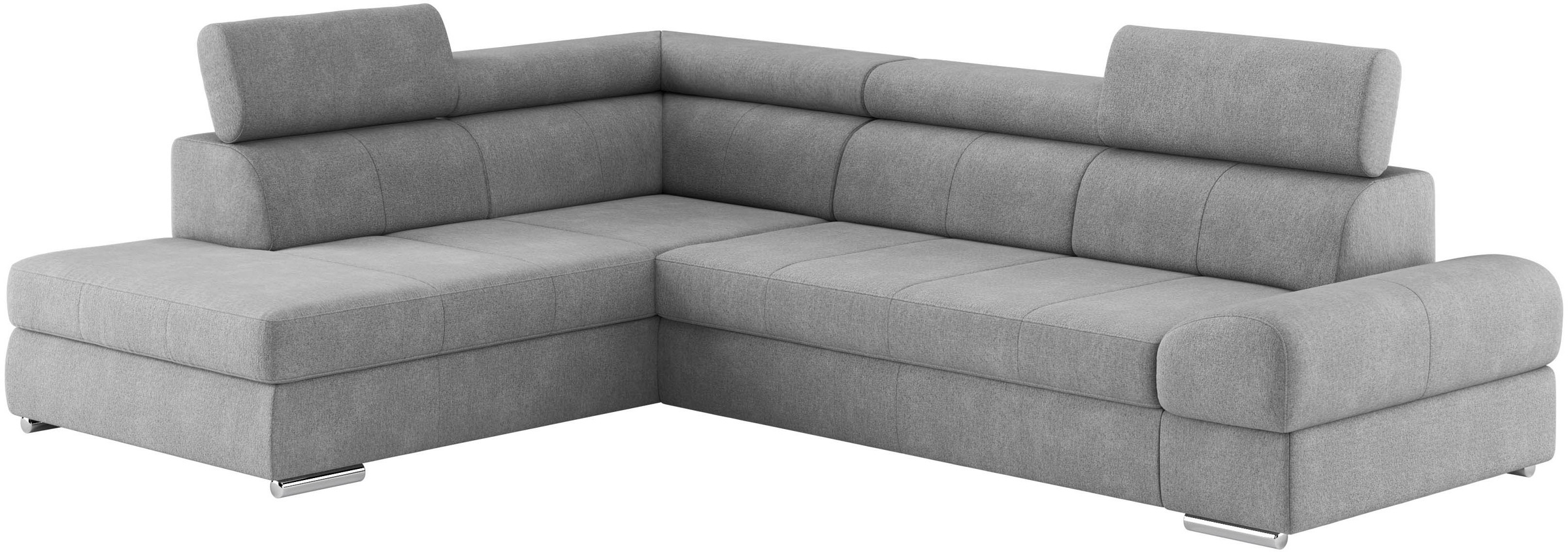 sit&more Ecksofa »Broadway L-Form«, mit verstellbaren Kopfteilen, wahlweise mit Bettfunktion