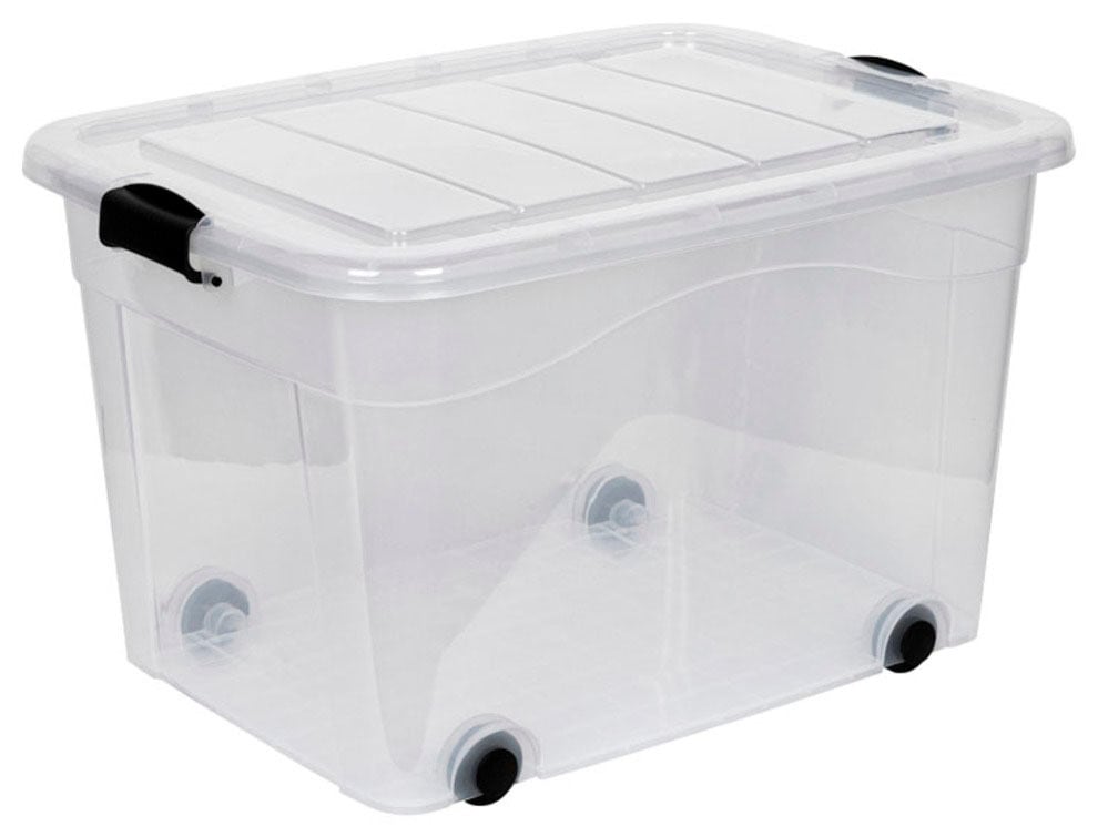 Kreher Aufbewahrungsbox »Roller-Box«, mit Rädern und verschließbarem Deckel