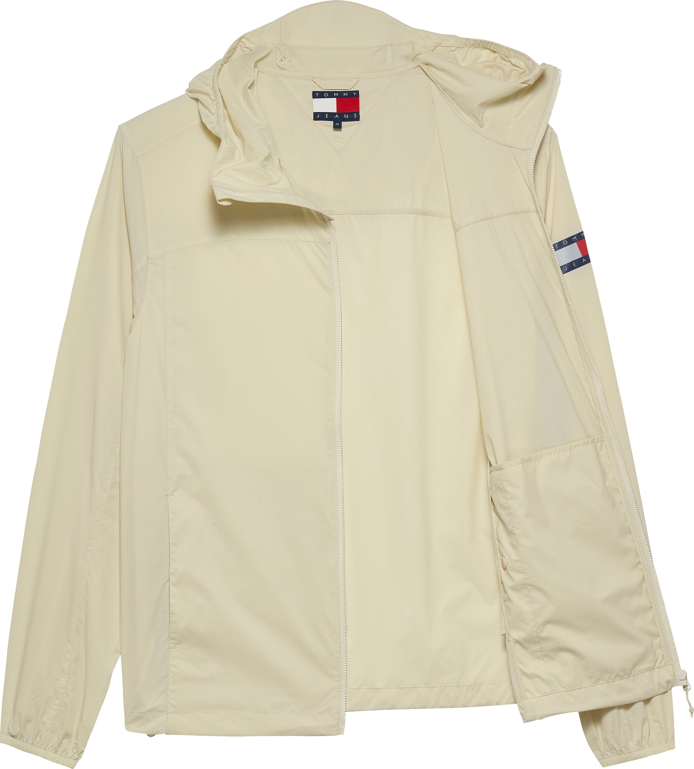 Tommy Jeans Outdoorjacke »TJM OUTDOOR SHELL JACKET EXT«, mit Kapuze, Freizeitjacke, Übergangsjacke, Fahrradjacke Packable Lightweight