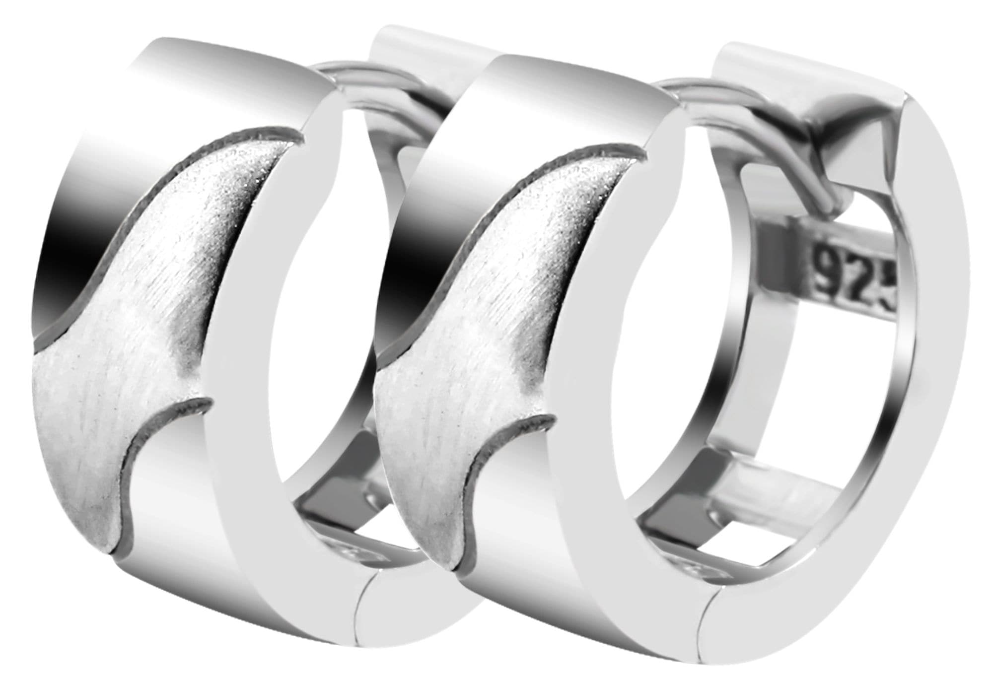 Adelia´s Paar Creolen »Damen Ohrringe ¿ Creole aus 925 Silber«