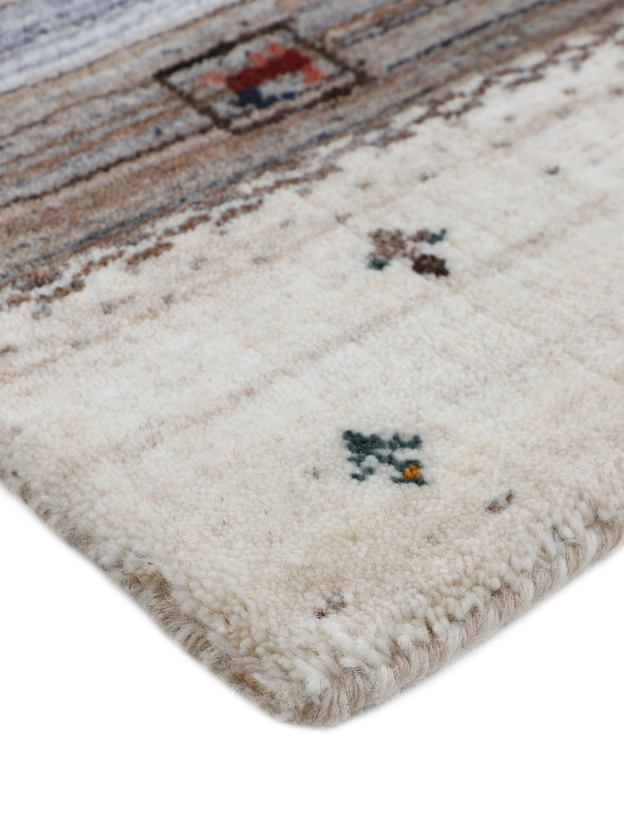 carpetfine Wollteppich »Gabbeh Vida«, rechteckig, 15 mm Höhe, reine Wolle, weicher Flor, auch als Läufer erhältlich