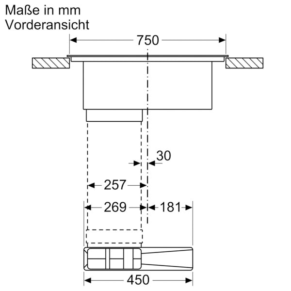 BOSCH Kochfeld mit Dunstabzug »PVQ811F15E«, PVQ811F15E