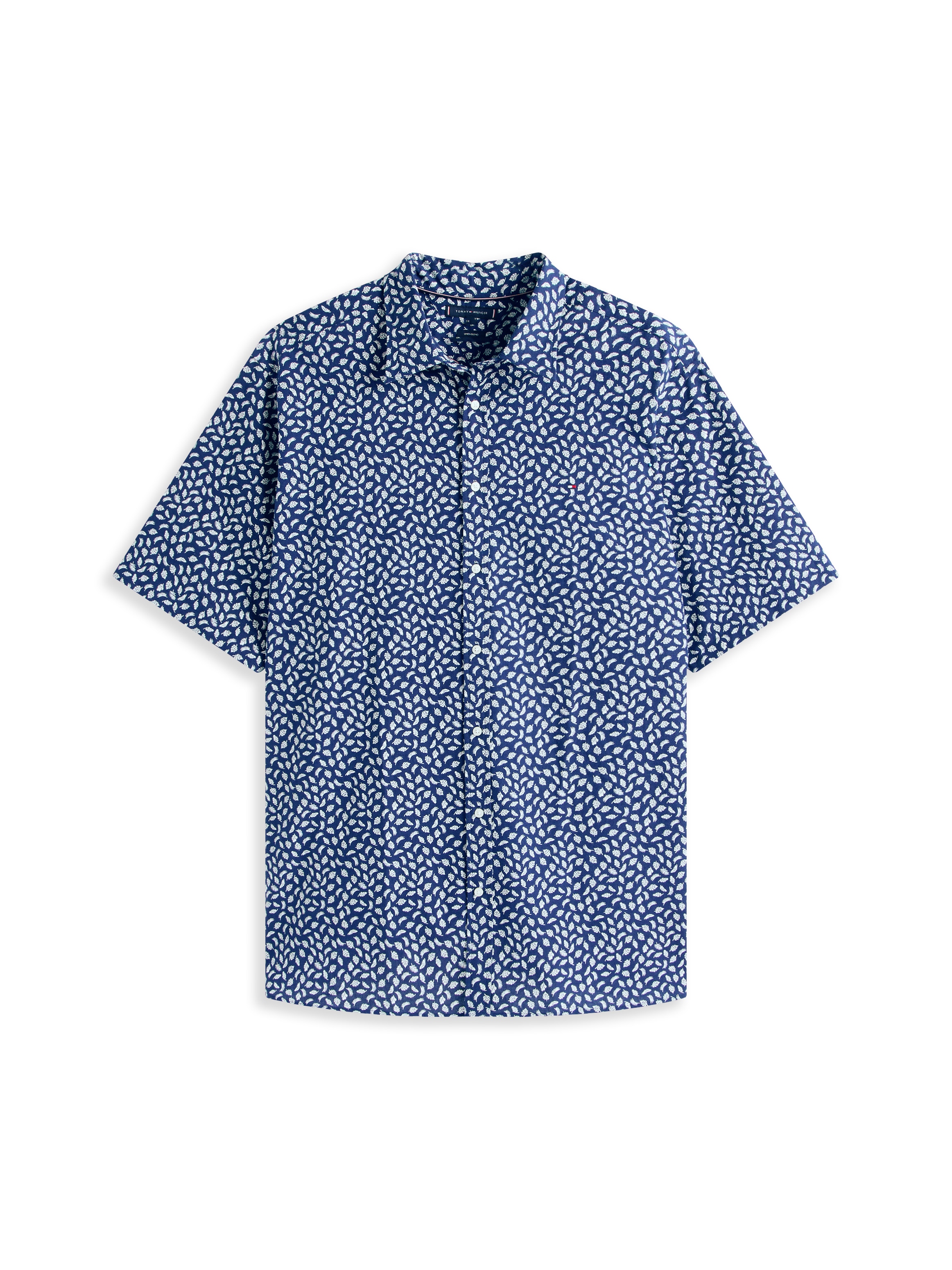 Tommy Hilfiger Big & Tall Kurzarmhemd »BT-LINEN BLEND AOP SS RF SHIRT-B«, Große Größen
