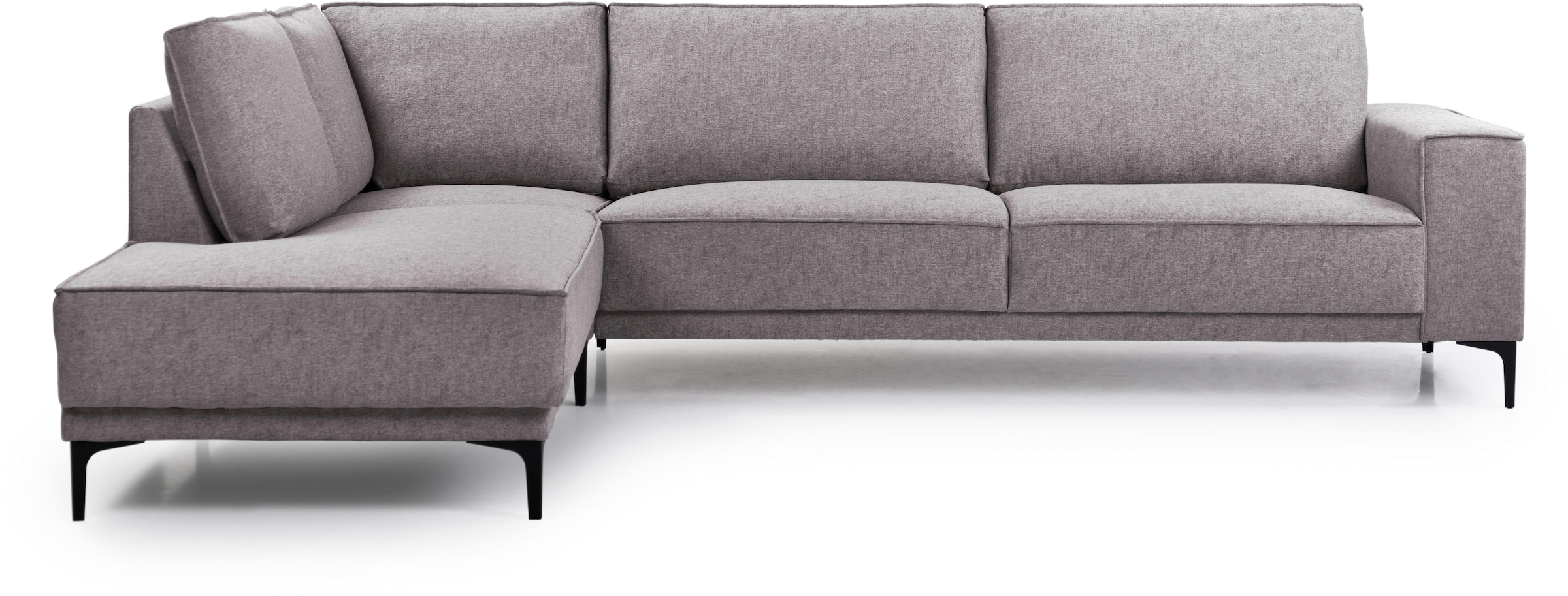 Places of Style Ecksofa Oland, L-Form, inkl. Rückenkissen, hochwertige Verarbeitung