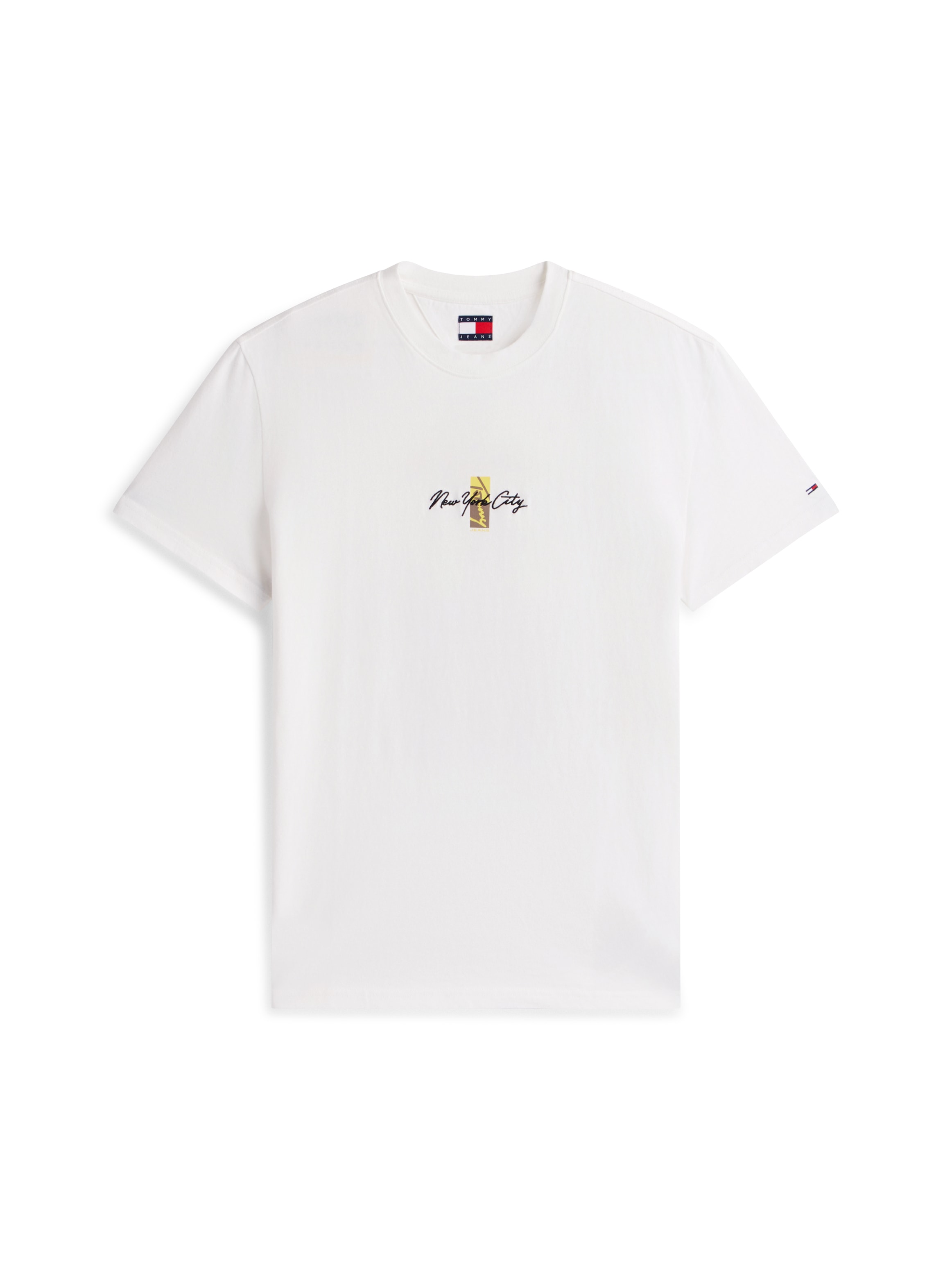 Tommy Jeans T-Shirt »TJM REGULAR SIGN BLOCK« Regular fit mit Rundhalsausschnitt
