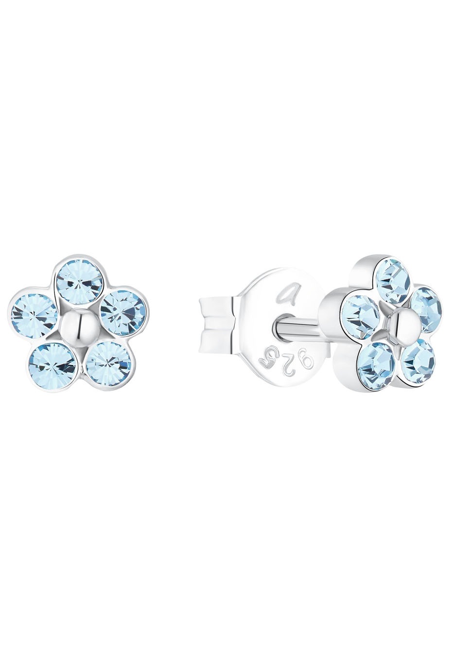 Amor Paar Ohrstecker »Blumen, 2036519, 2036520, 2036521«, mit Kristallglas