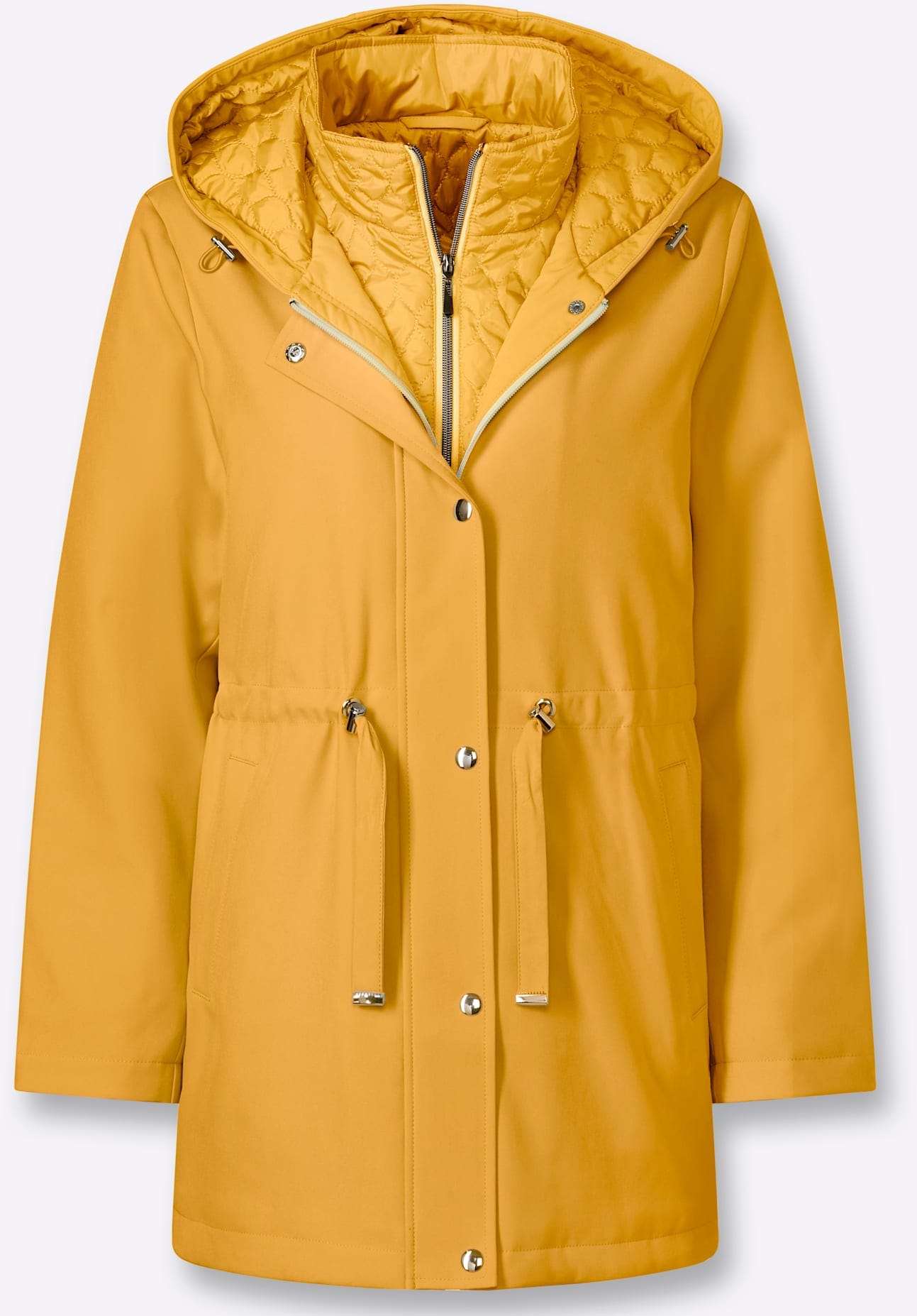 Inspirationen Doppeljacke mit Kapuze