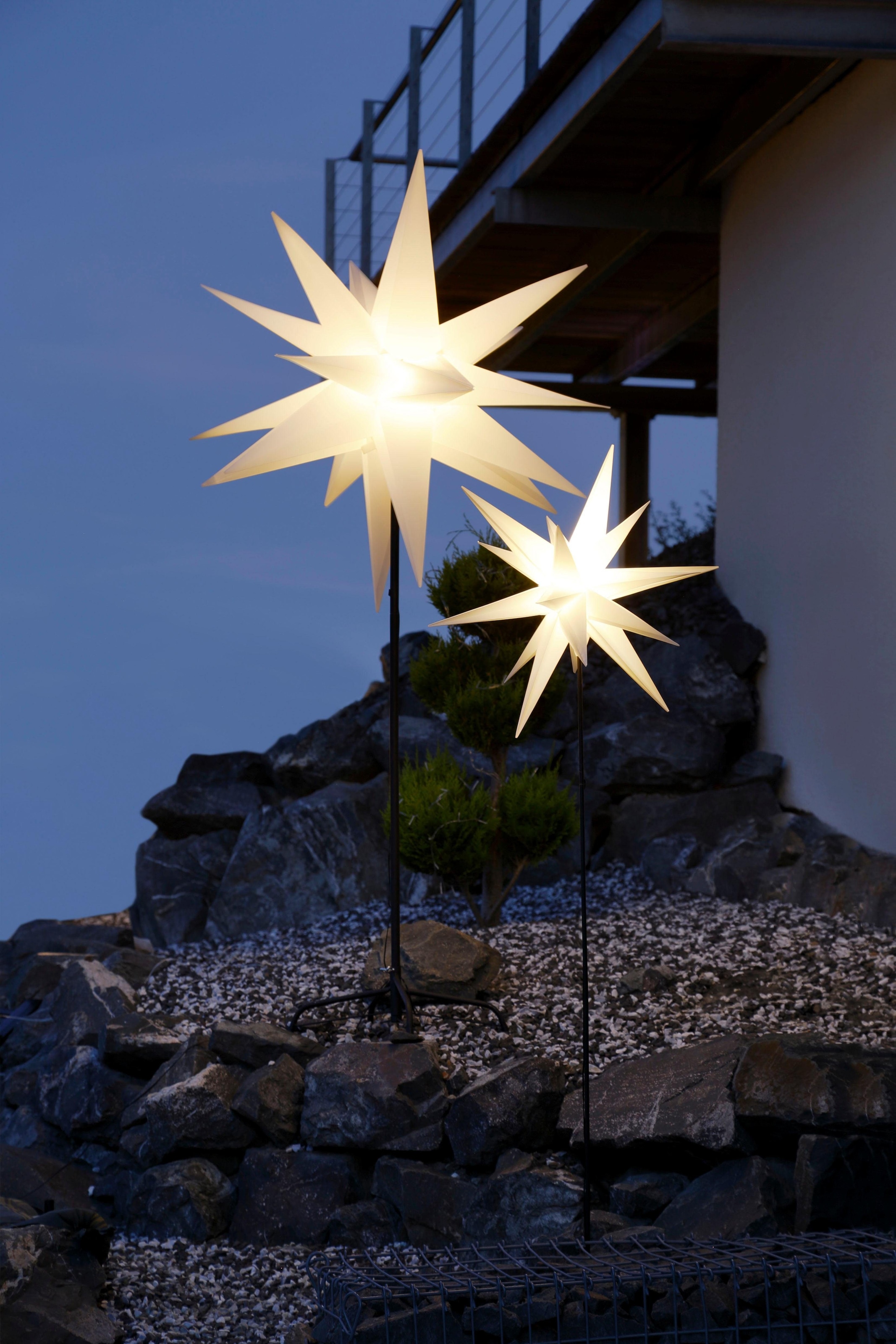 Star-Max LED Stern kaufen im aussen«, Shop Weihnachtsdeko 3D-Optik, Erdspieß Online mit »Weihnachtsstern, OTTO