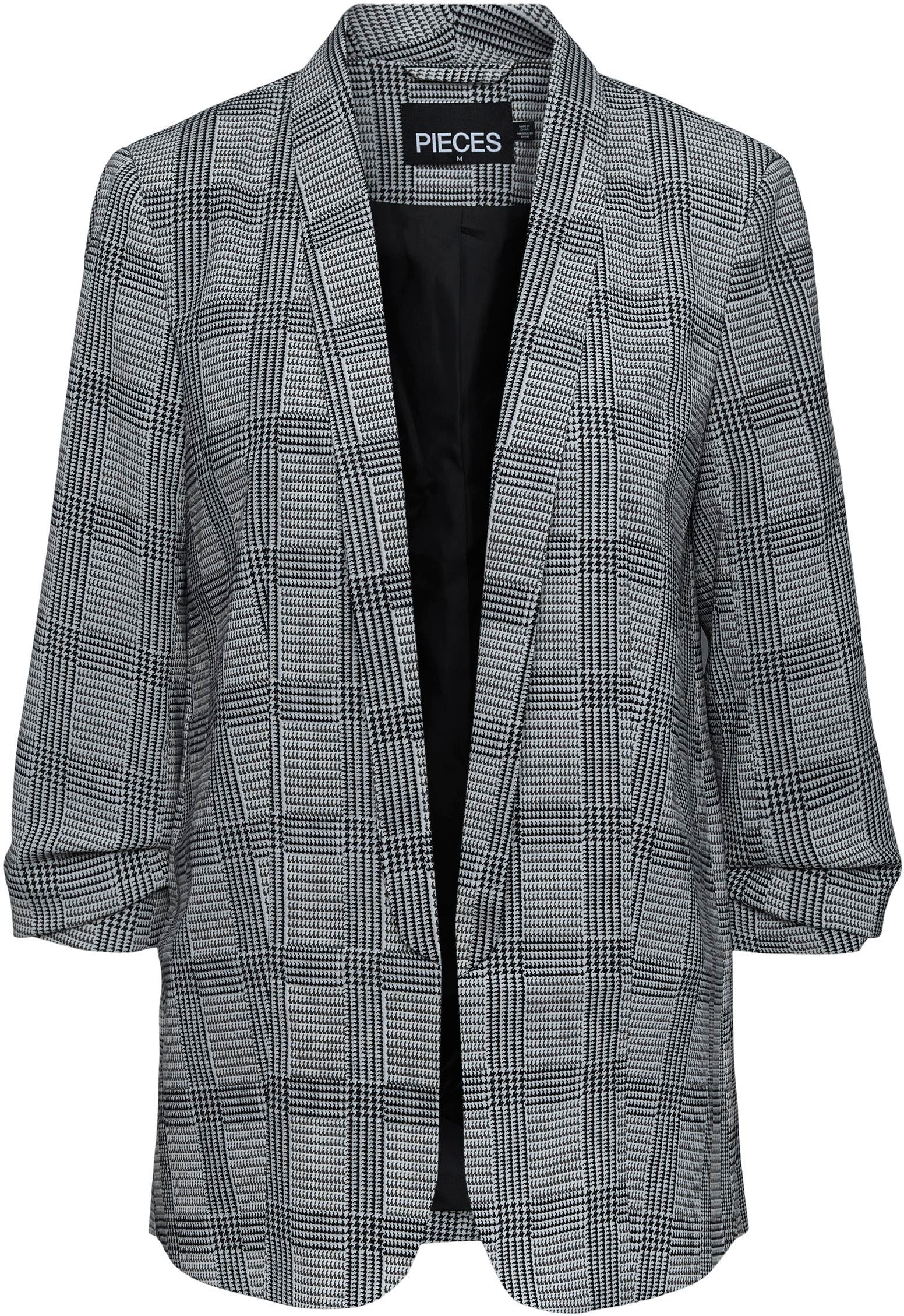 pieces Blusenblazer »PCBOSELLA 3/4 PRINTED BLAZER NOOS«, mit 3/4 Ärmel