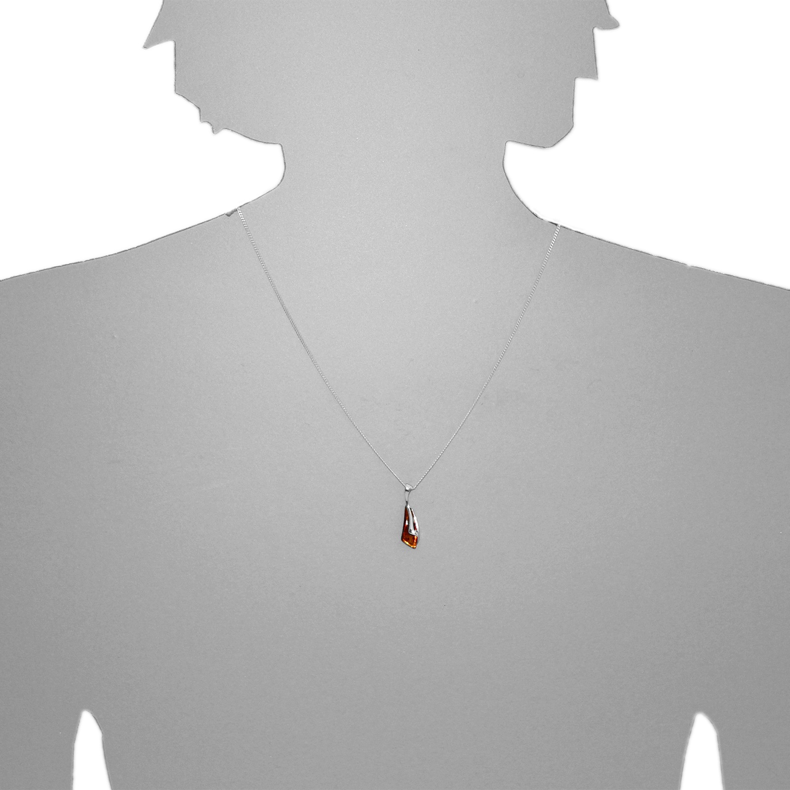 OSTSEE-SCHMUCK Kettenanhänger »- Tilde - Silber 925/000 - Bernstein«