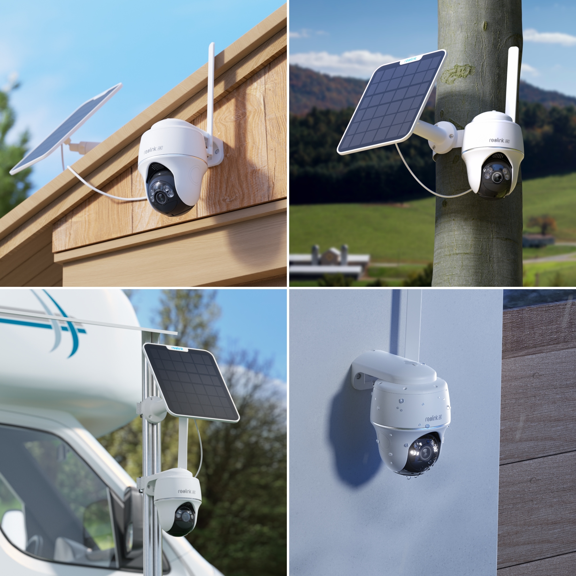 Reolink Überwachungskamera »Go Series G440«, Außenbereich-Innenbereich, 4K, 4G, Pan&Tilt