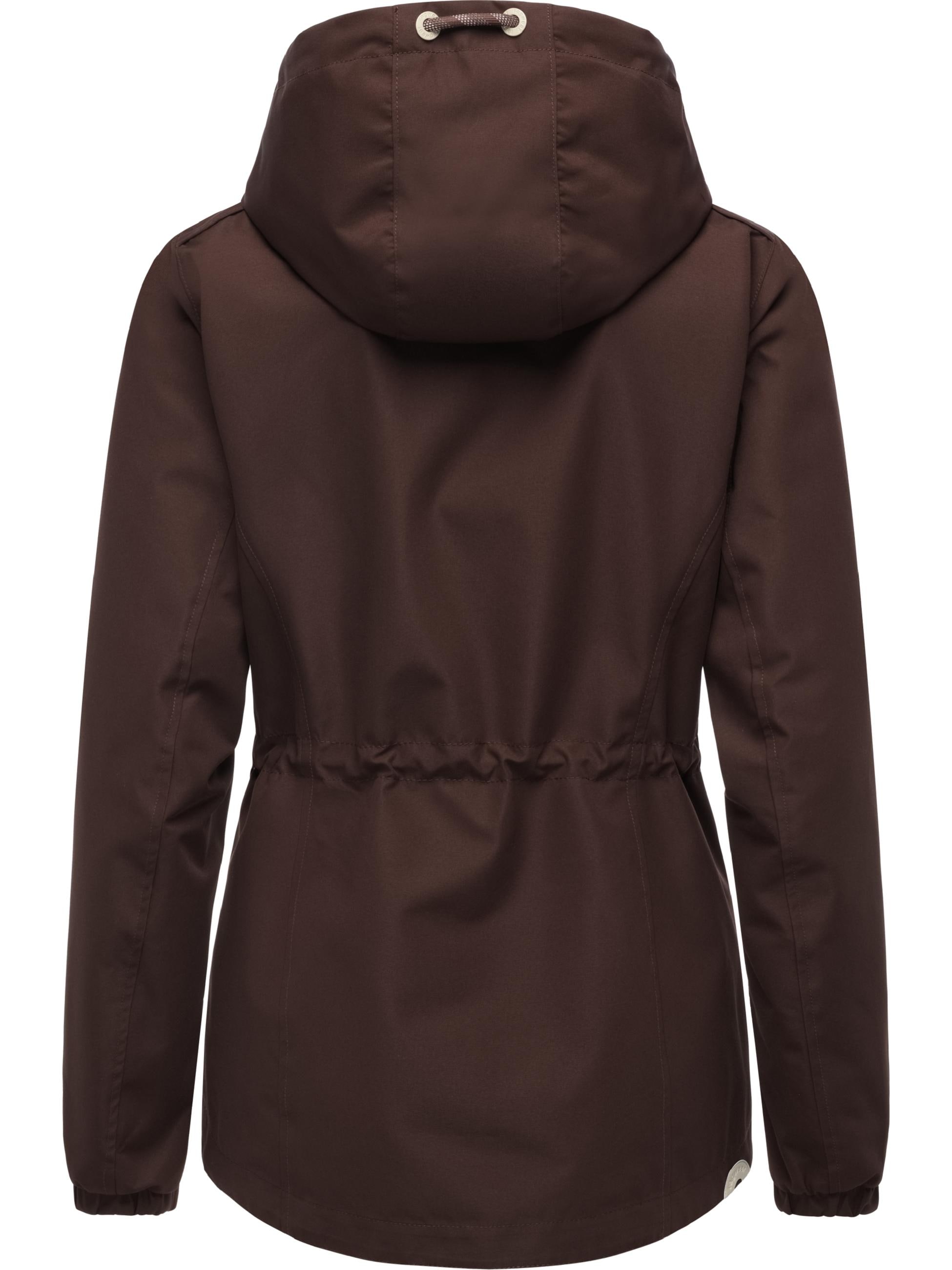 Ragwear Funktionsjacke »Funktionsjacke Dankka« mit Kapuze Funktionelle Übergangsjacke mit Taillenzugkordel