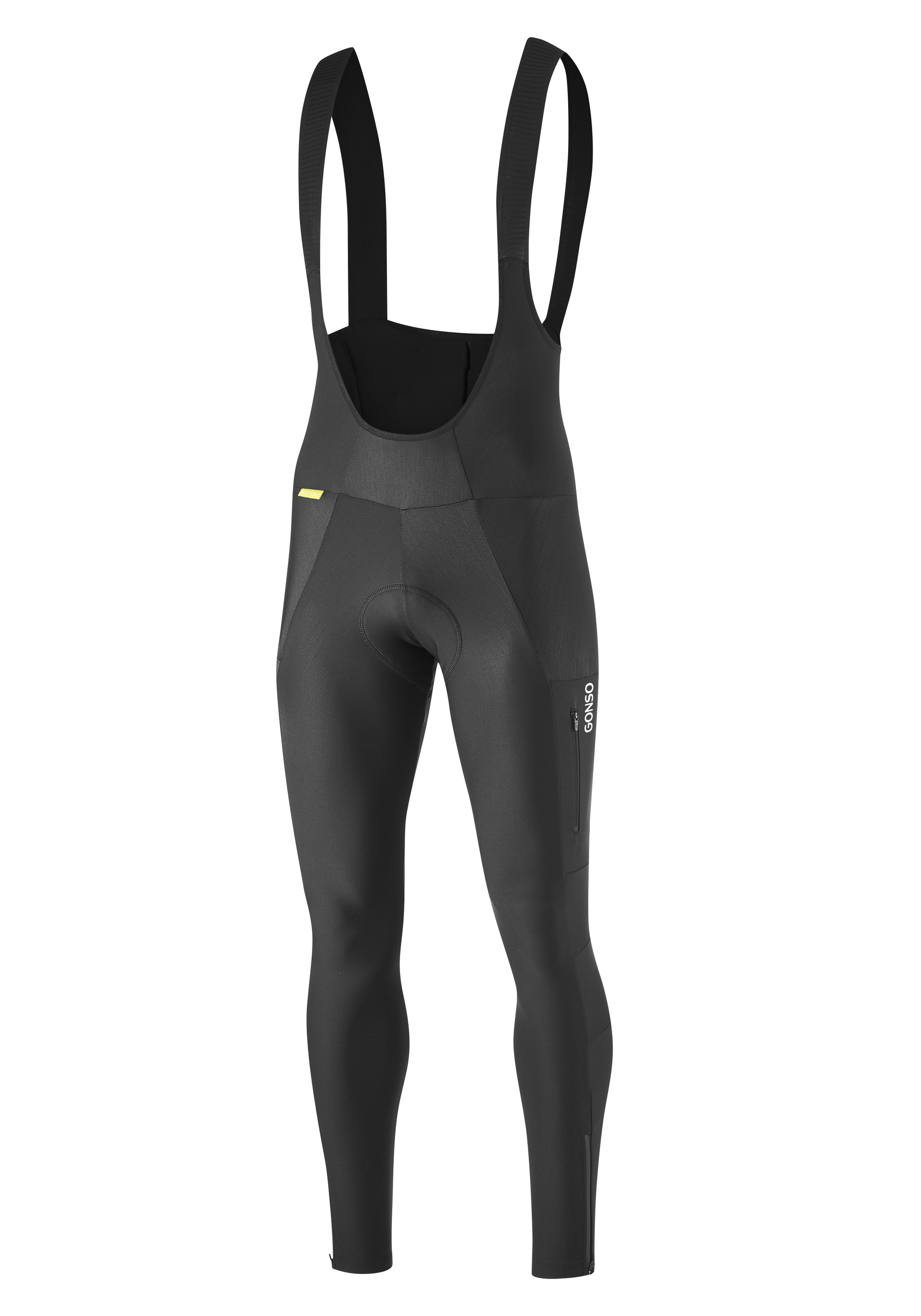 Gonso Fahrradhose »Essential Bib Tight Cargo SC M«, Herren Cargo-Radhose, Sitzpolster und Taschen