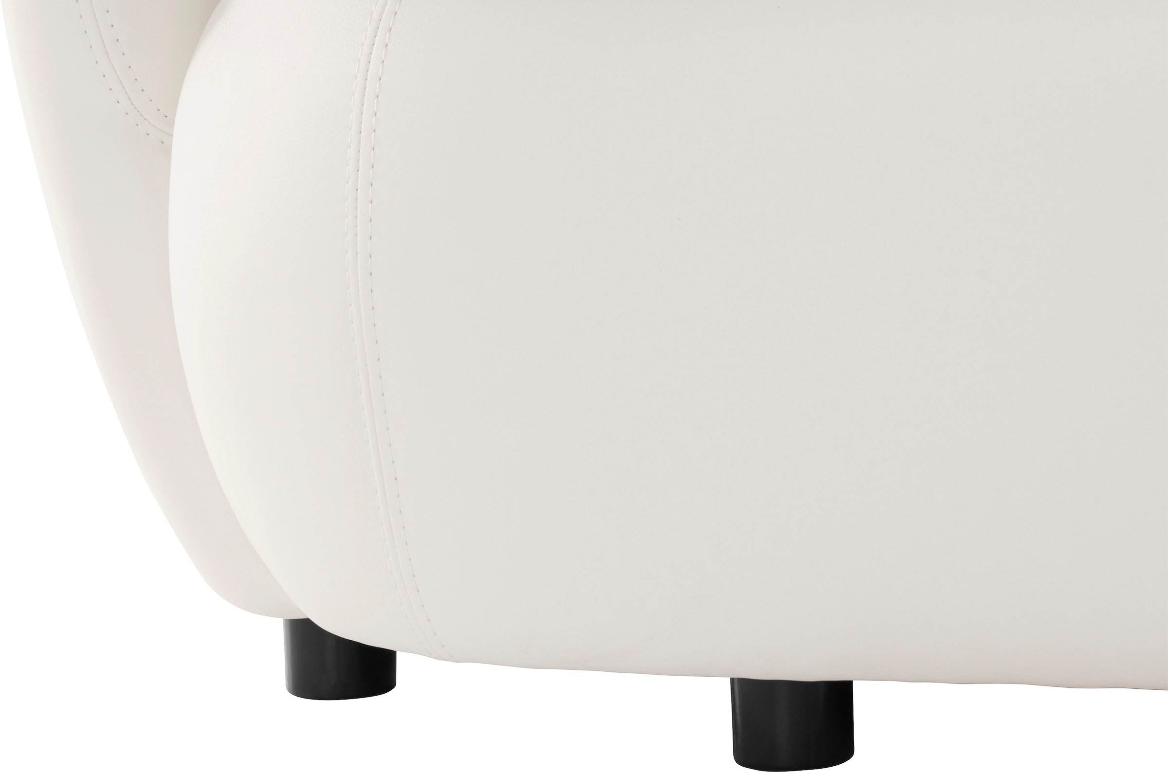 COTTA Big-Sofa »Aruba, B. 238cm, bequemer Sitzkomfort durch Wellenfedern,  Mattenoptik« gemütliches Megasofa in XXL in organischer Form mit vielen Kissen