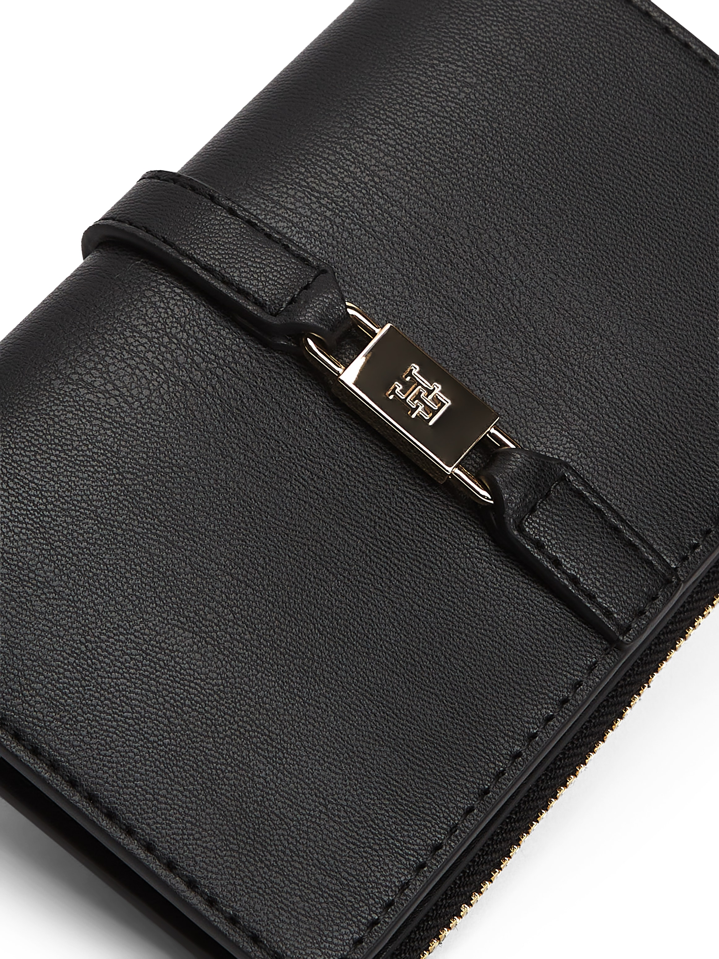 Tommy Hilfiger Geldbörse »TH GLAM BIFOLD WALLET« , Damen Geldbeutel, Portemonnaie mit Zierriegel