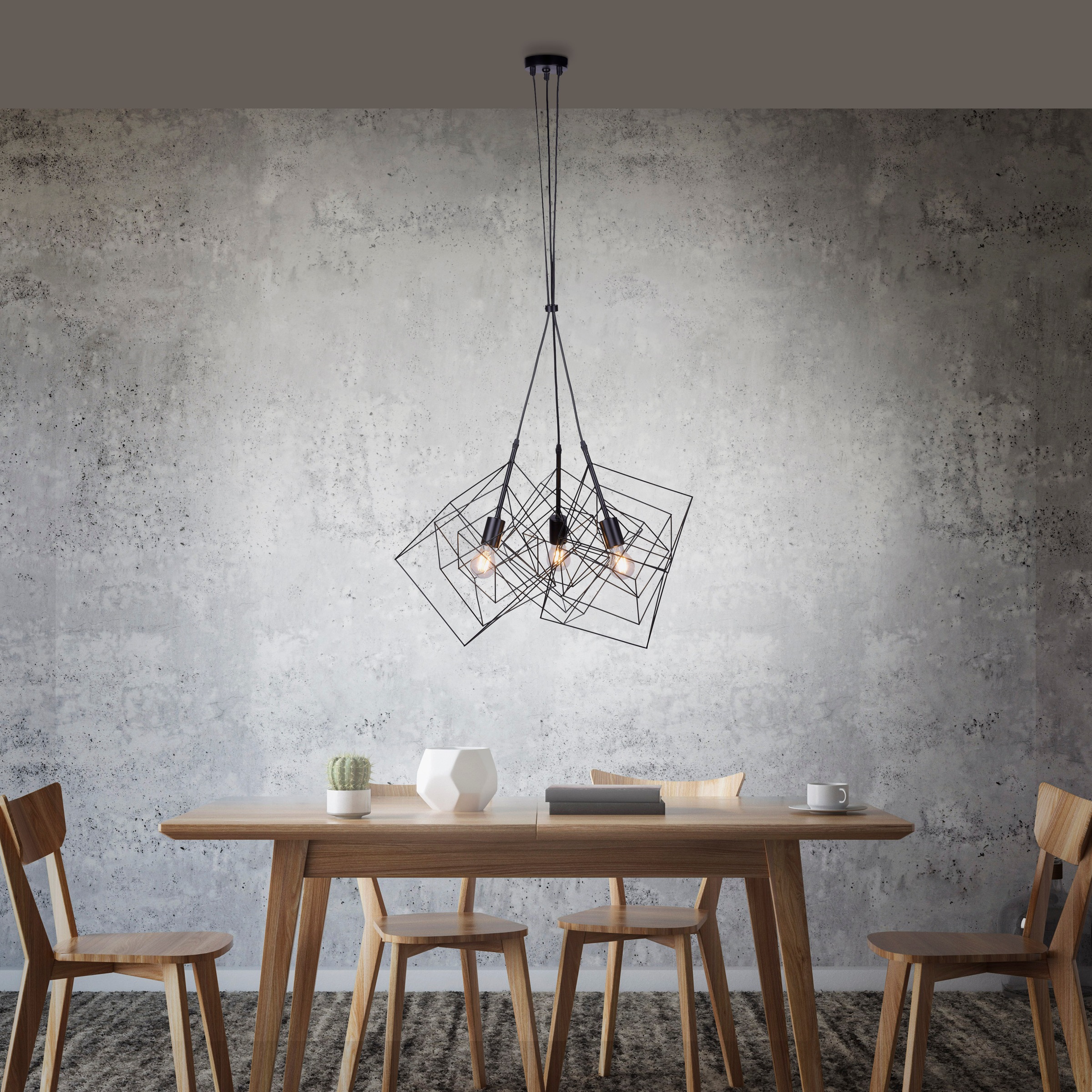 JUST LIGHT Deckenleuchte »SKELETTON« E27 1 Stk. ExklusiveE27