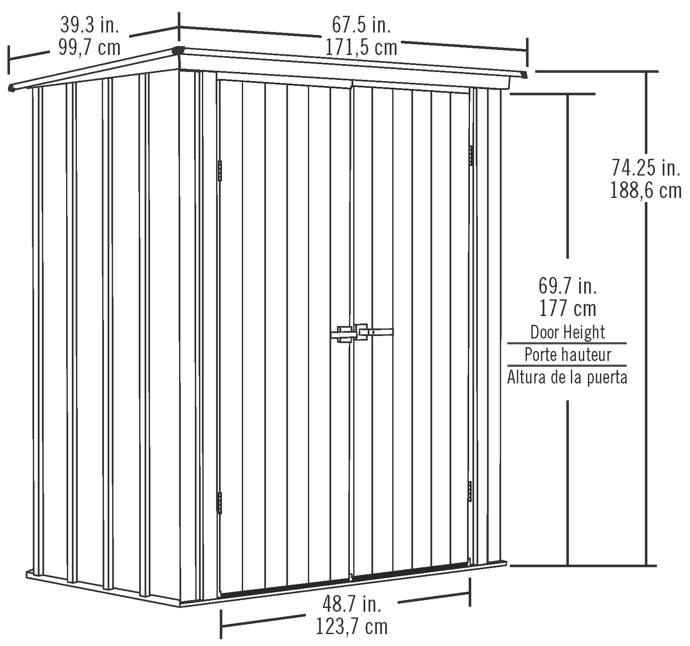 SPACEMAKER Garten-Geräteschrank