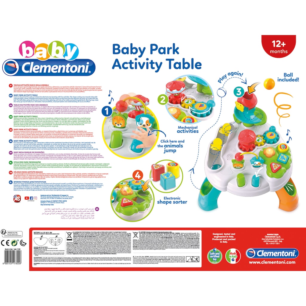 Clementoni® Spieltisch »Baby Clementoni, Park Activity Table«