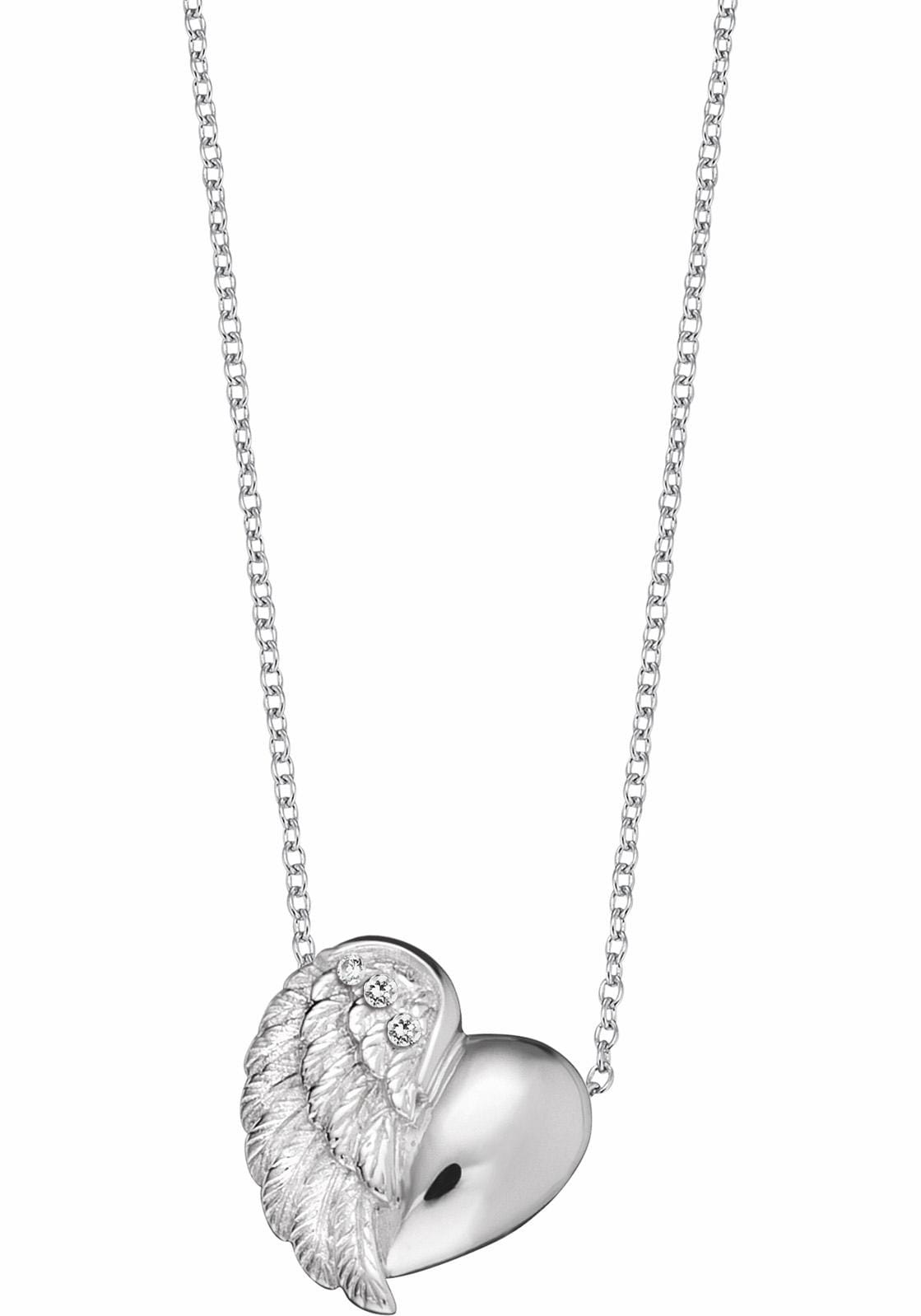 Engelsrufer Kette mit Anhänger magic, SILBER, ERN-LILHEARTWING-S«, KETTE »Little mit Zirkonia bestellen Shop OTTO HERZFLÜGEL im Online