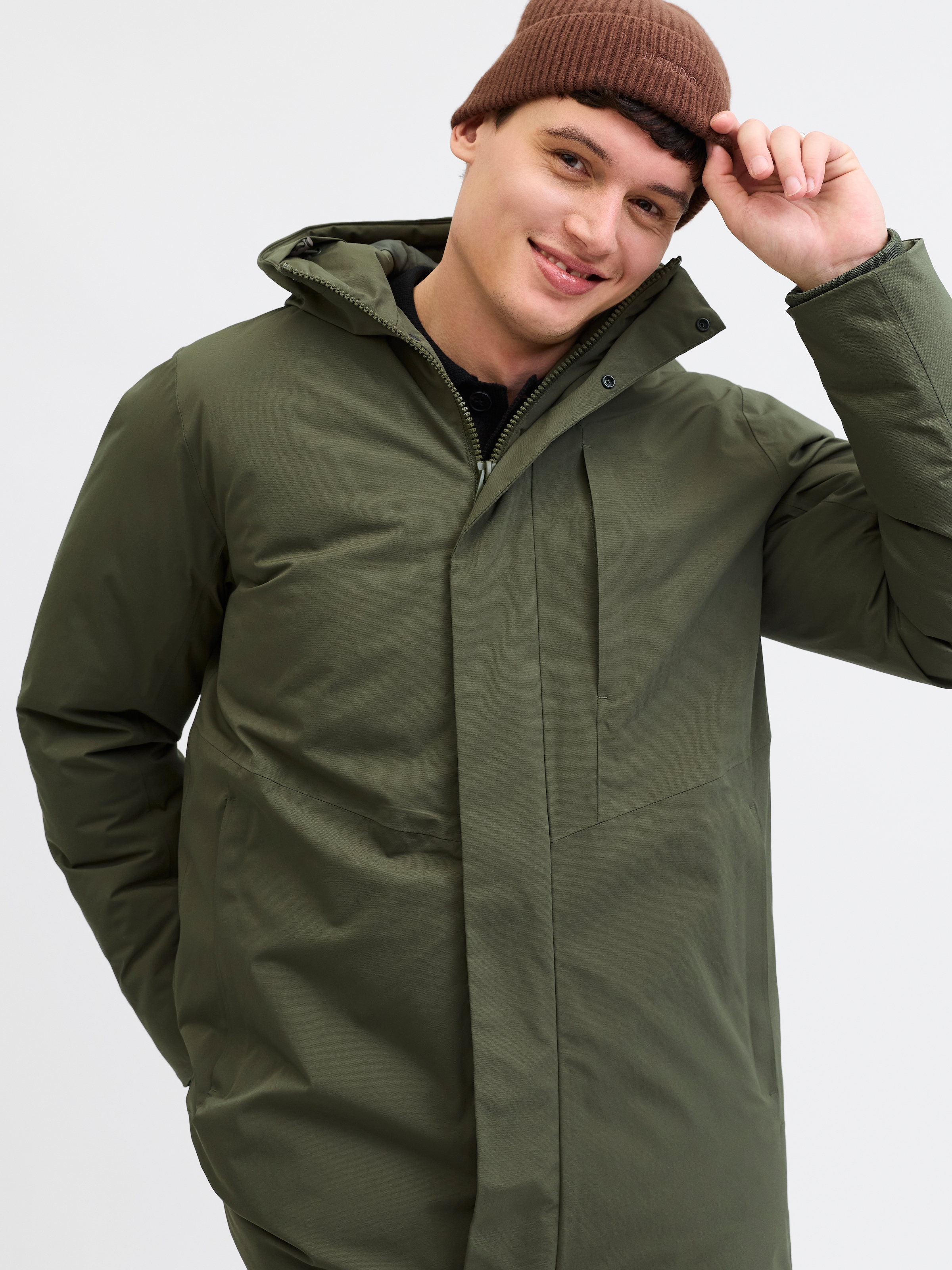 Jack & Jones Parka »JJEKEEN PARKA AW25 SN« mit Kapuze