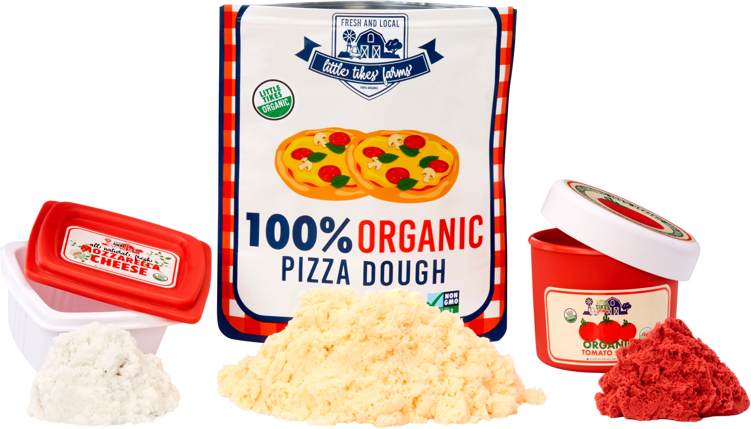 Little Tikes® Spiellebensmittel »Creative Chefs Pizza Kit«, (18 tlg.)