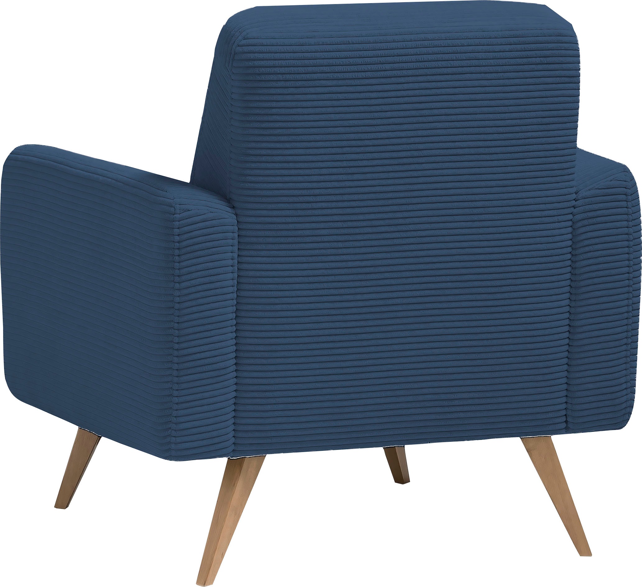 exxpo - sofa fashion Sessel »Samso, Loungesessel«, elegant und bequem, aktueller Cord Bezug