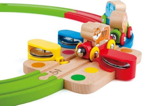 Hape Spielzeug-Eisenbahn »Regenbogen-Puzzle Eisenbahnset«, (Set), aus Holz