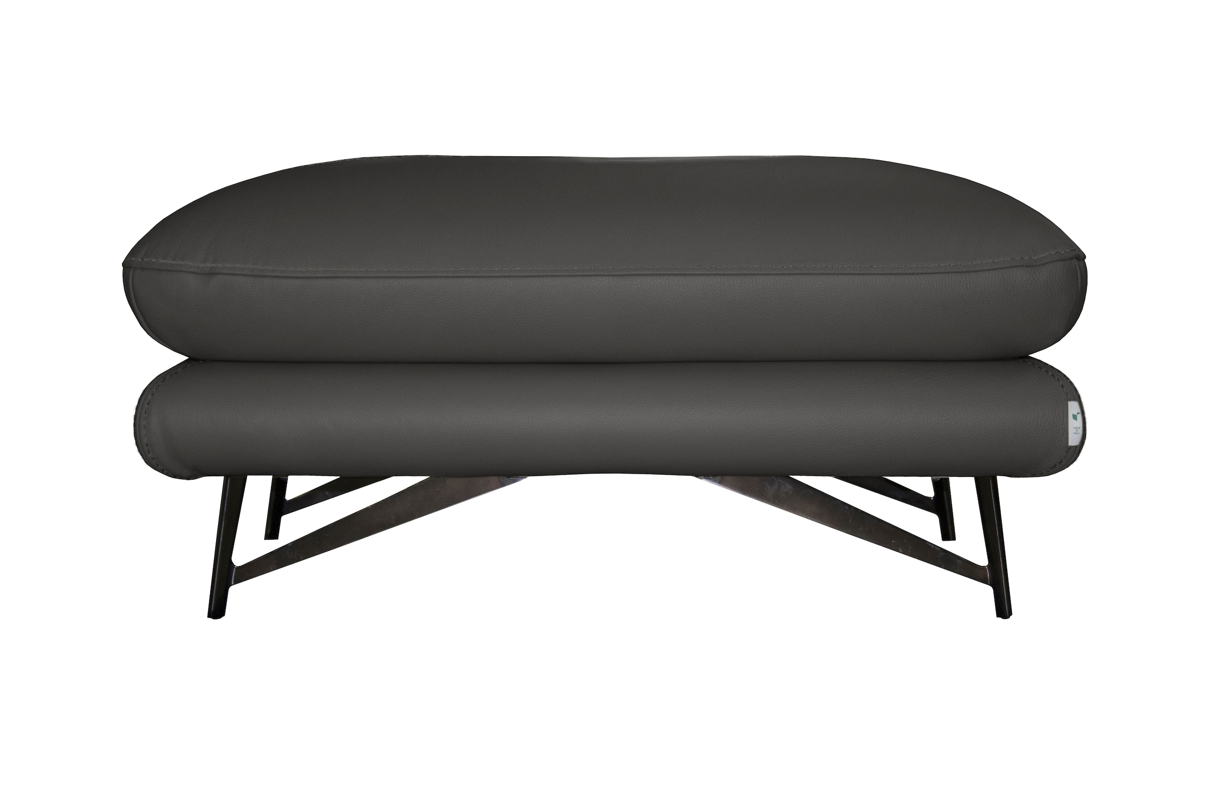 CALIA ITALIA Hocker »Cezanne, italienisches Design trifft erstklassigen Sitzkomfort, Leder«, Designhocker in besonders langlebigen & pflegeleichten Lederarten