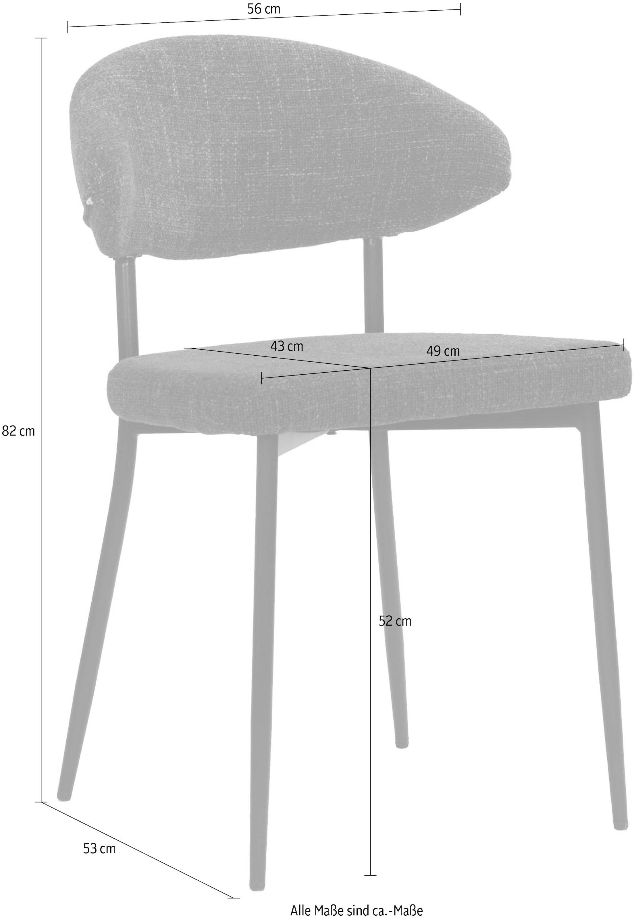 SIT 4-Fußstuhl, (Set), 2 St., Strukturstoff, Oeko-Tex zertifiziert