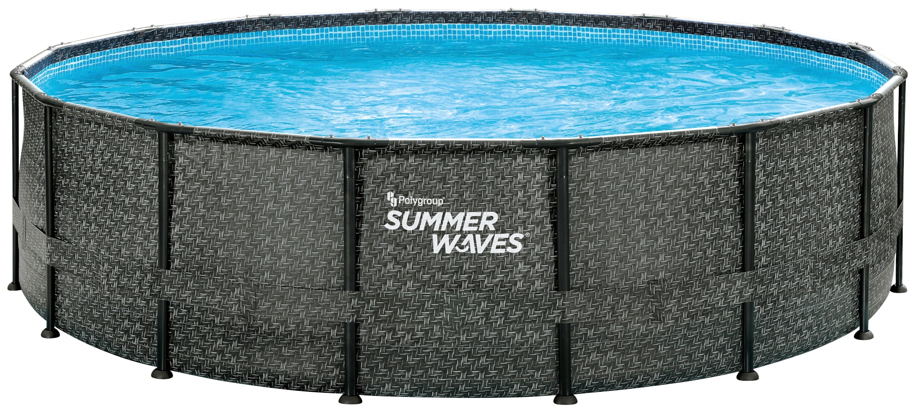 SummerWaves Framepool »Elite«, (Set, 8 tlg.), ØxH: 488x122 cm