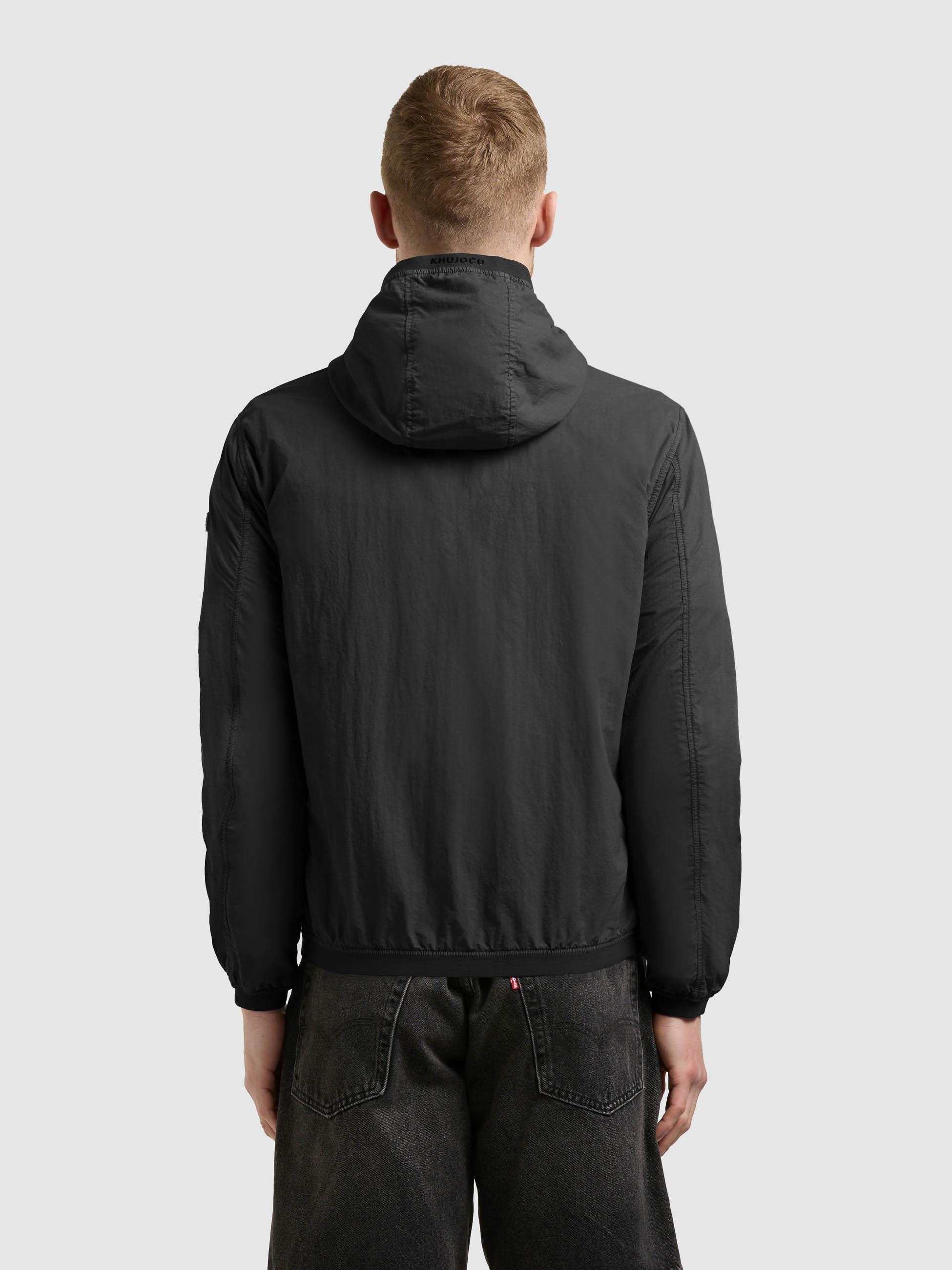 khujo Funktionsjacke »Übergangsjacke Derf« mit Kapuze leichte Übergangsjacke mit Kapuze