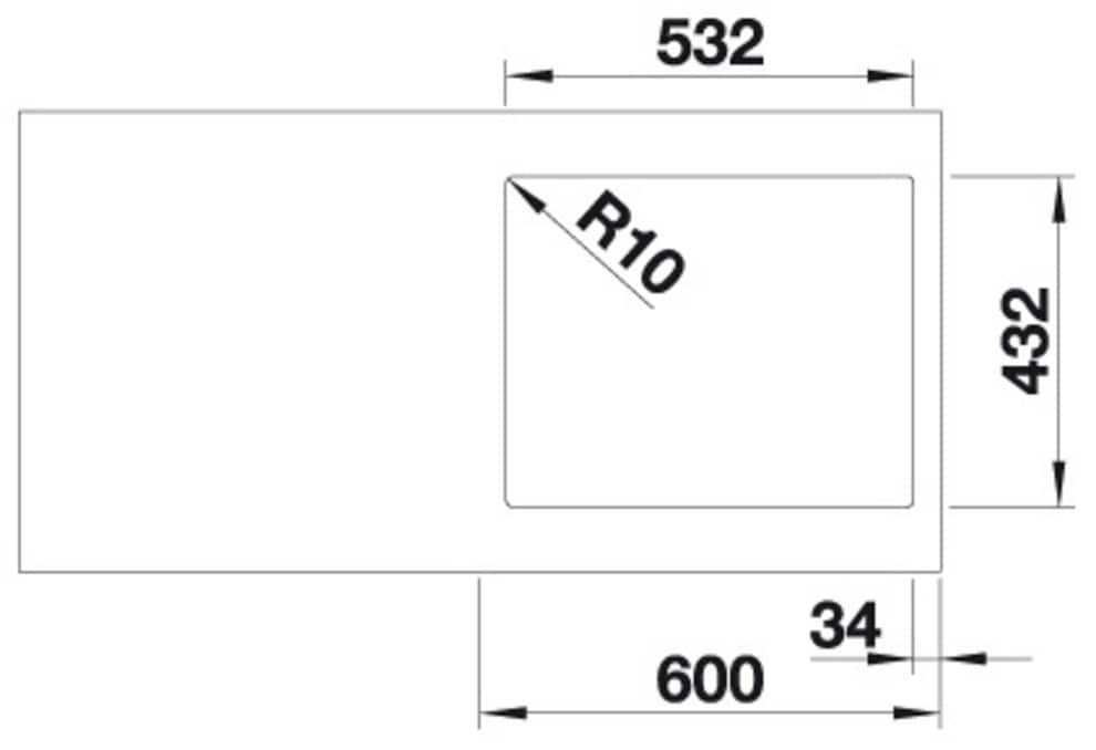 Blanco Granitspüle »SUBLINE 500-IF SteelFrame«, erhältlich in mehreren Farben