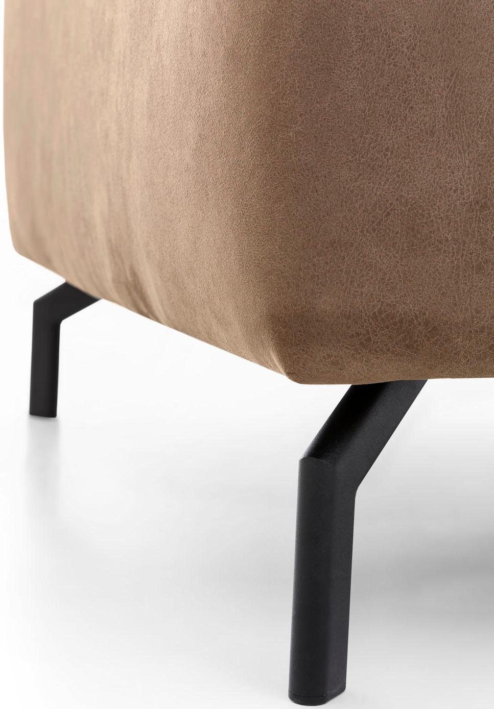 Places of Style Ecksofa »Olanta, modern und bequem, Breite 305cm, Fuß 16cm hoch, L-Form«, mit verstellbaren Kopfstützen