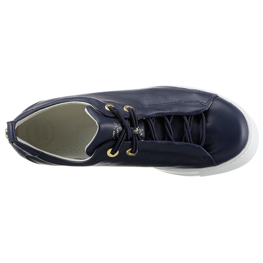 Paul Green Slip-On Sneaker, Plateau Sneaker, Slipper, Freizeitschuh mit elastischer Schnürung