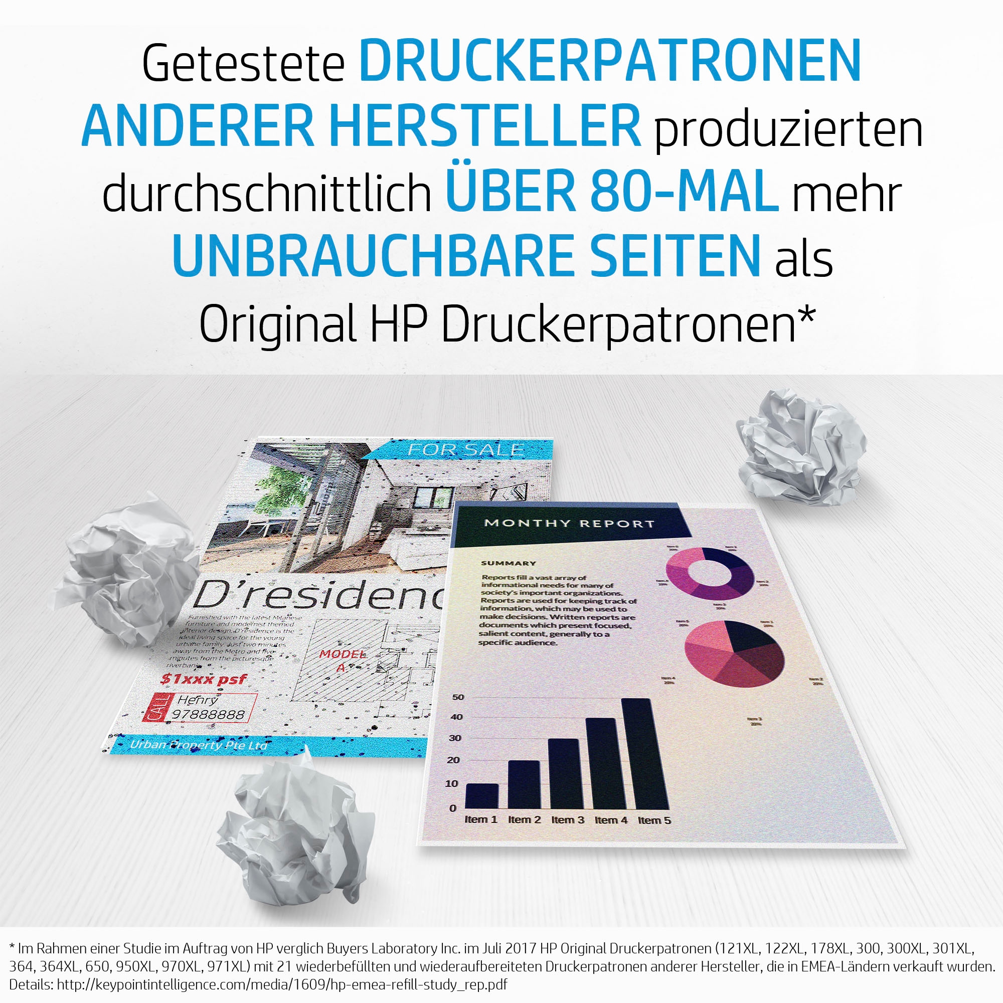 HP Tintenpatrone »963 4er-Pack«, original HP Farbpatrone, Instant Ink, cyan/magenta/yellow/schwarz