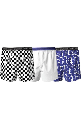 Calvin Klein Boxershorts, (Packung, 3 St., 3er-Pack), mit Logoschriftzug am Wäschebund kaufen