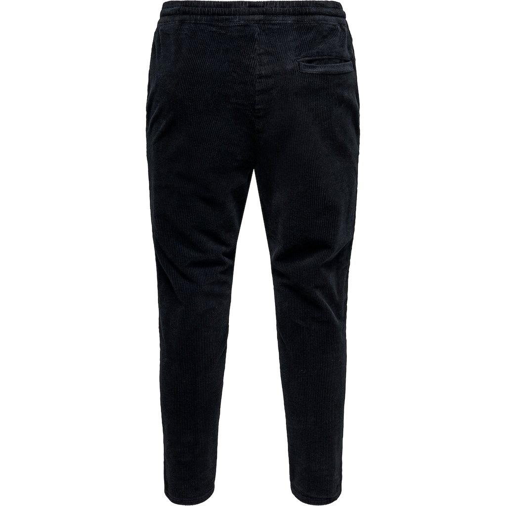 ONLY & SONS Cordschlupfhose »LINUS LIFE CROPPED CORD«