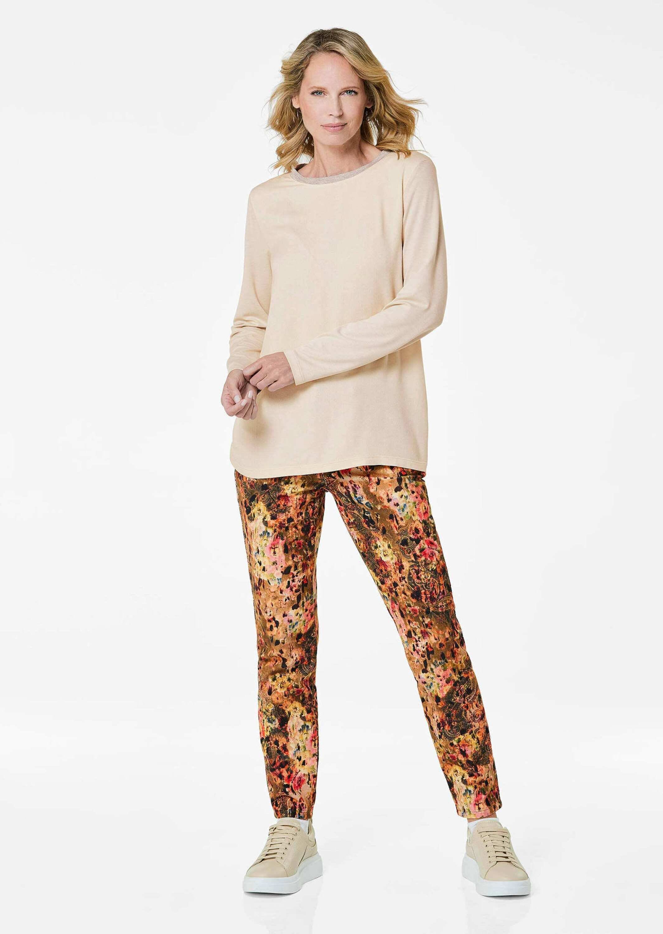 GOLDNER Kurzarmbluse »Blusenshirt«