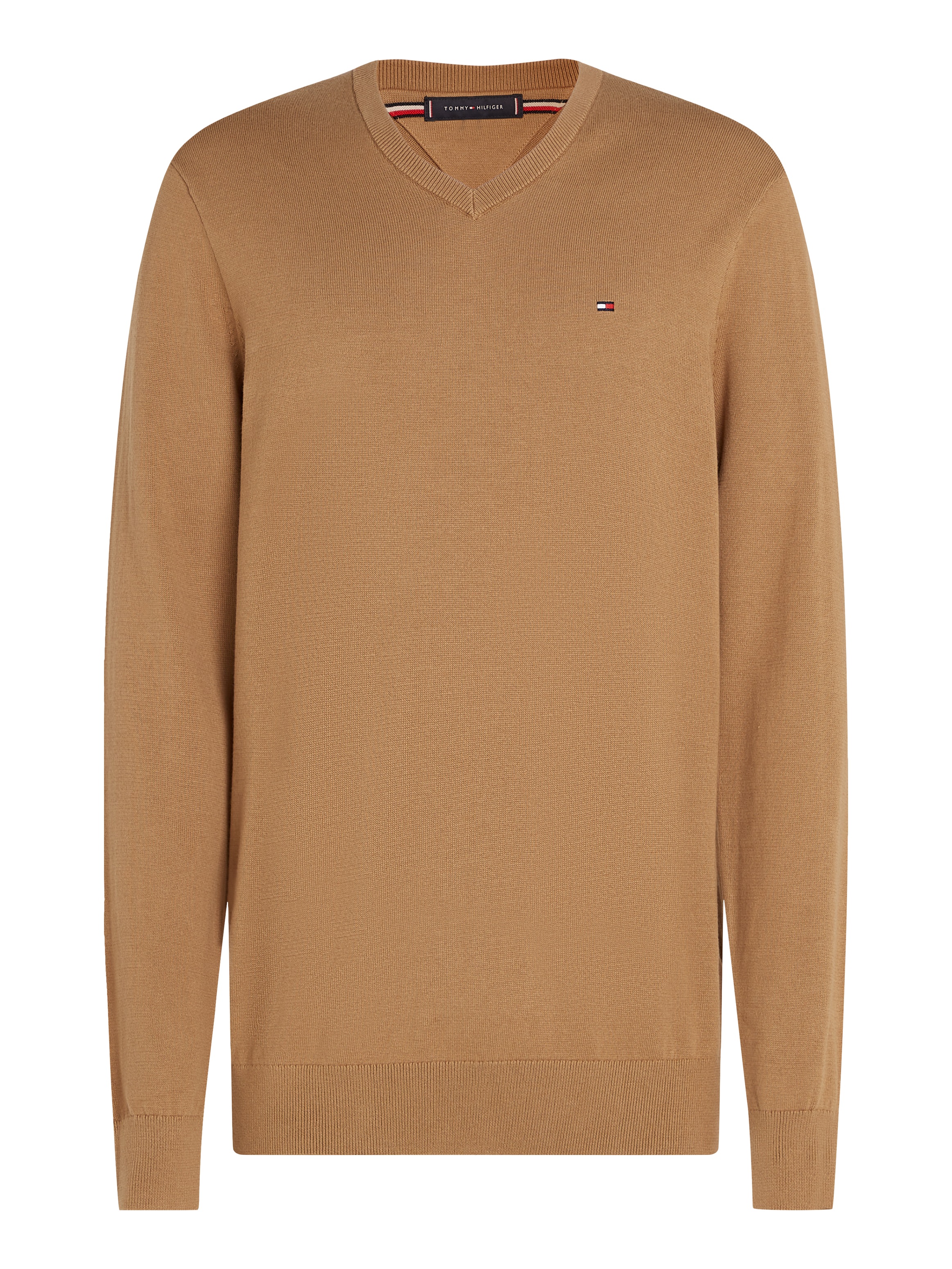 Tommy Hilfiger Strickpullover »ESSENTIAL COTTON V NECK«