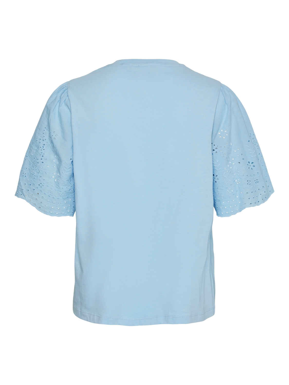 Y.A.S Kurzarmshirt »YASLEX SS TOP W. EMB SLEEVES S. NOOS«, mit Lochstickerei
