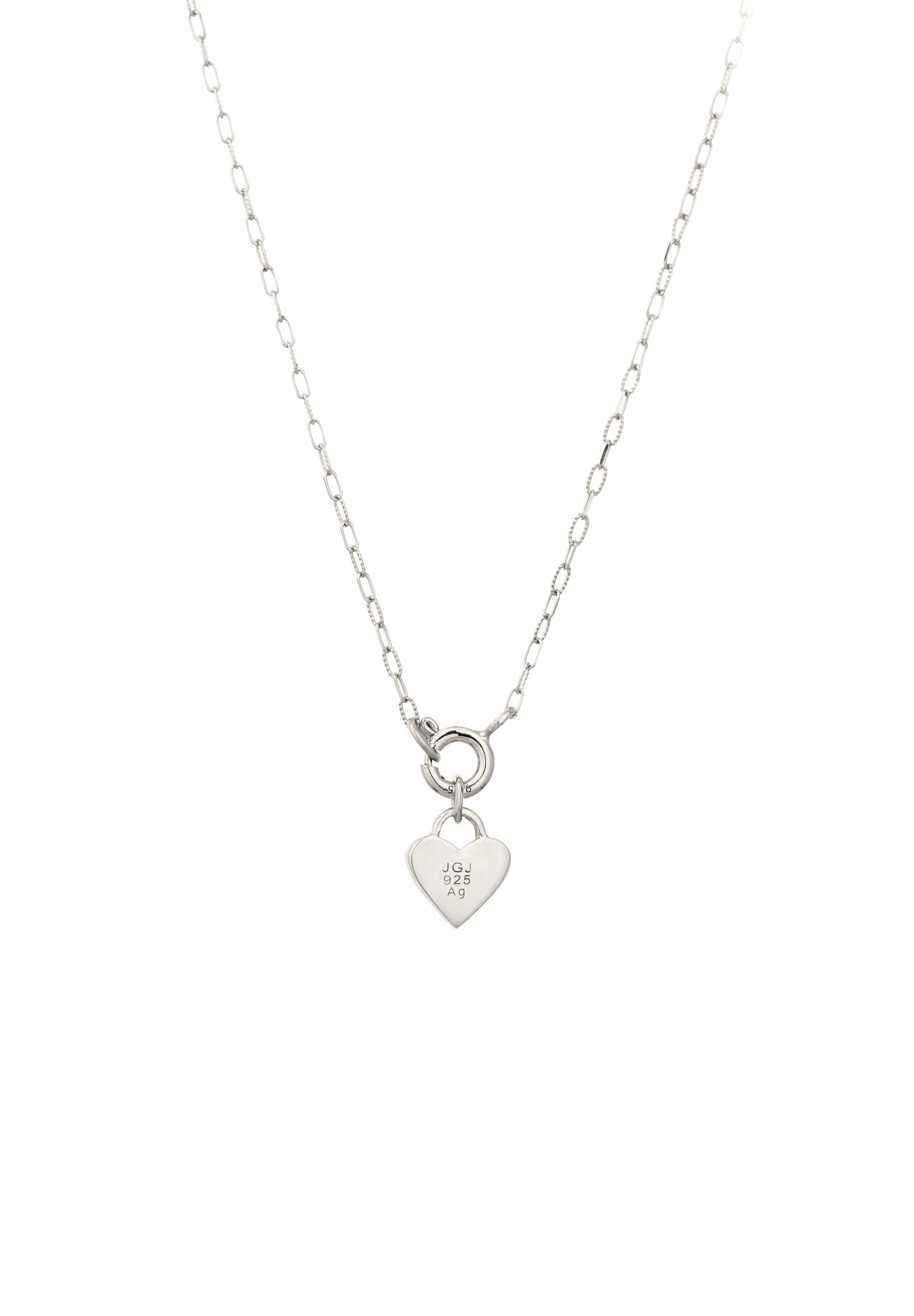 Elli Kette mit Anhänger »Halskette Herz Emaille Rot 925 Sterling Silber«