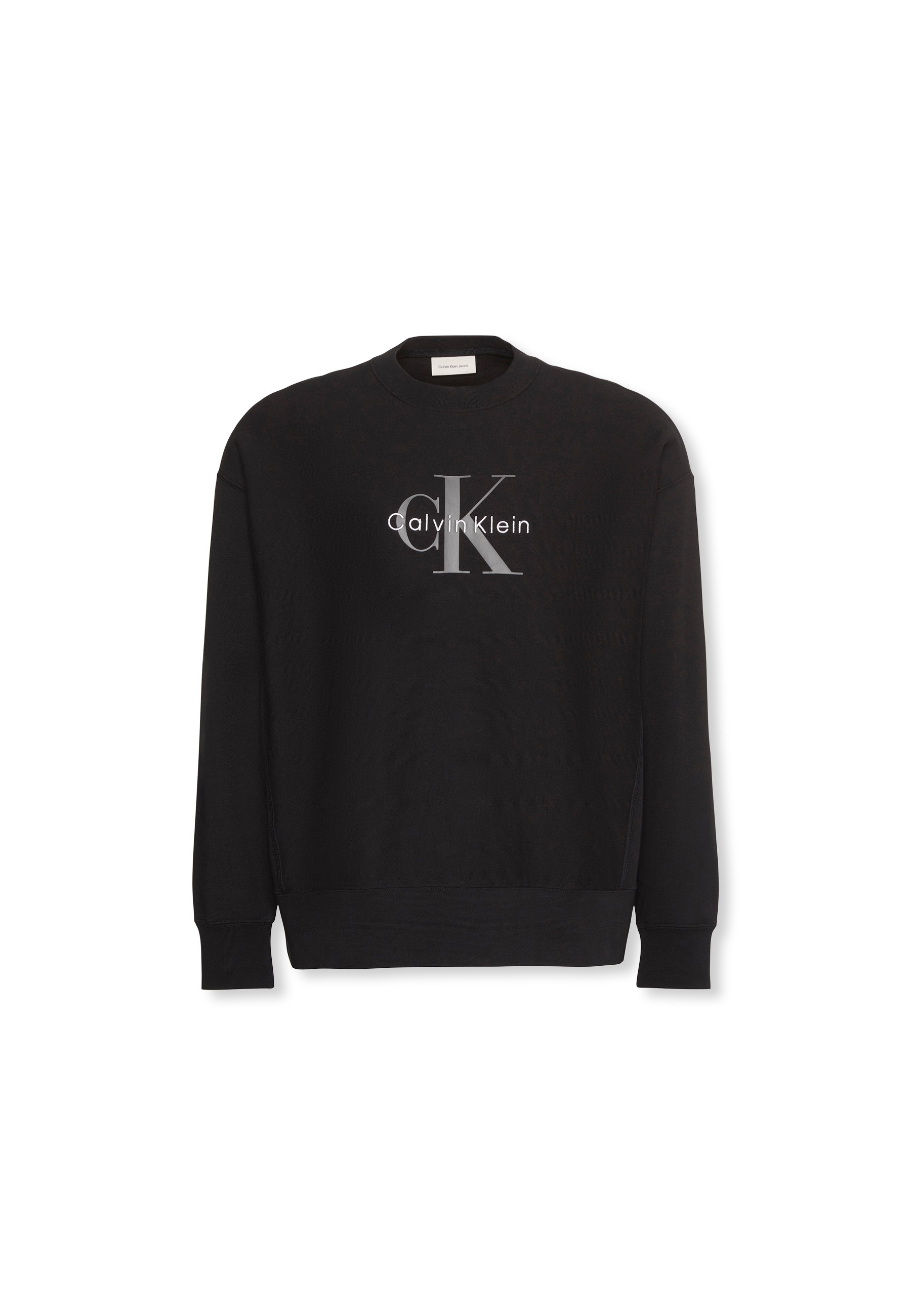 Calvin Klein Jeans Sweatshirt »LS EU 350TERRY MONOLOGO CN SWTSH« Rundhalsausschnitt, regular fit