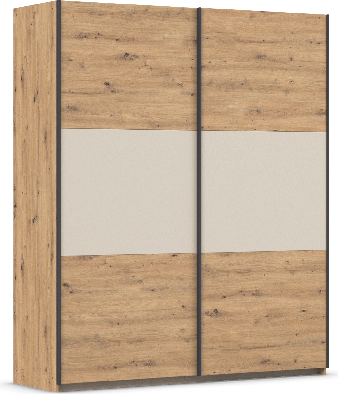 rauch Schwebetürenschrank »Kleiderschrank Schrank Garderobe Garderobenschrank Wäscheschrank NEO« 3 verschiedene Ausstattungen BASIC/CLASSIC/PREMIUM (inkl. SOFT-CLOSE),  mit großzügigem Stauraum und vielfältigen Farbkombinationen