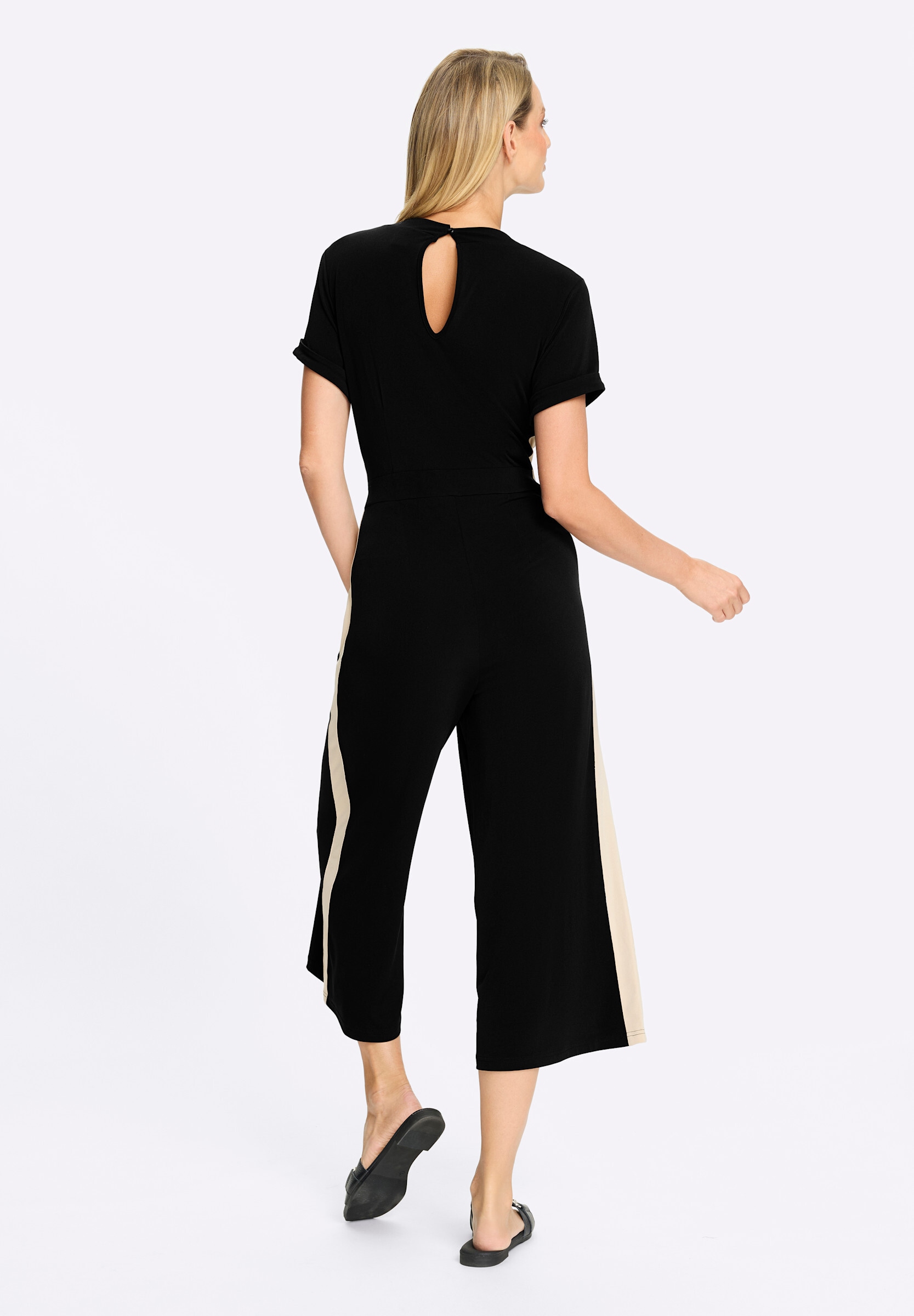 heine Jumpsuit »Jumpsuit Jumpsuit mit seitlichem Einsatz«
