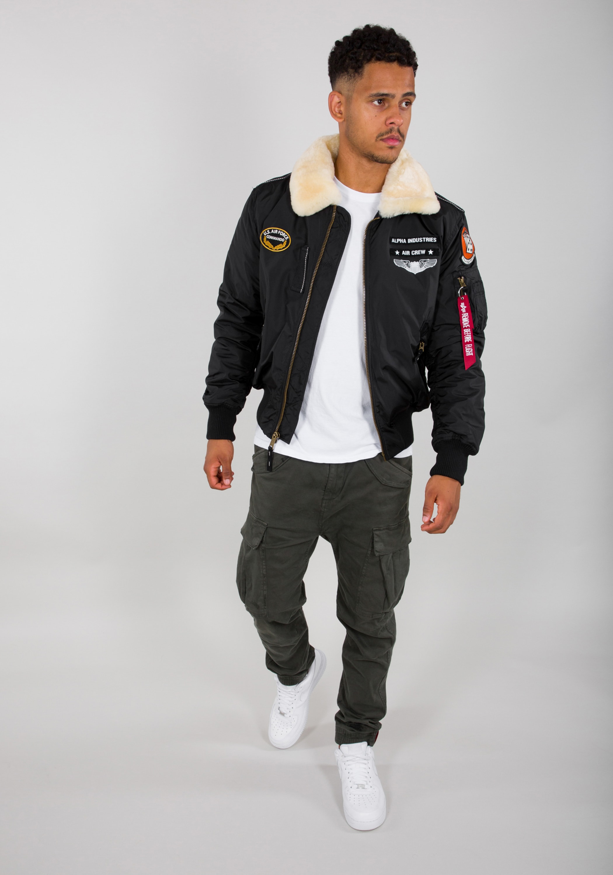 Alpha Industries Bomberjacke »Alpha Industries Men - Bomber Jackets Injector III Air Force«